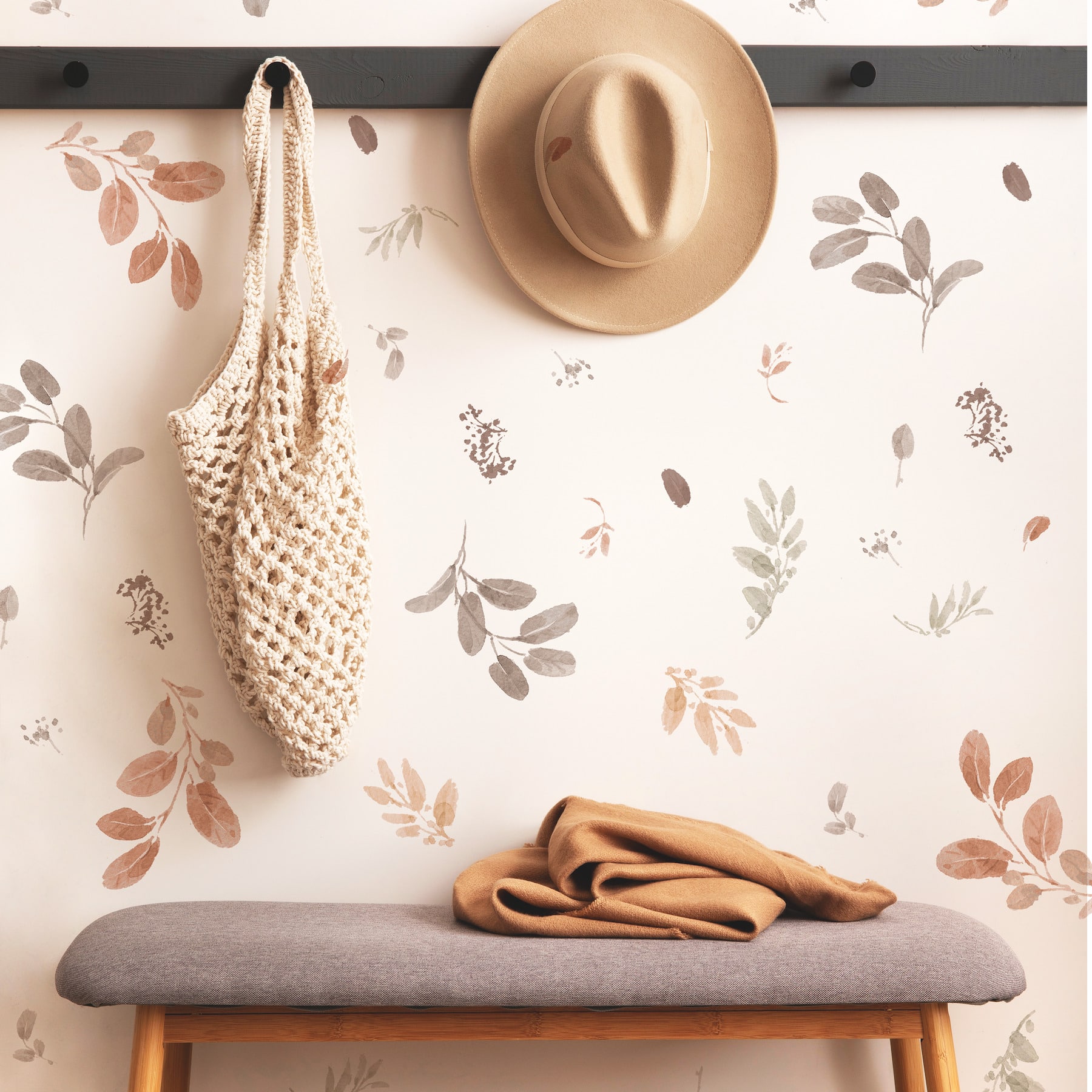 RoomMates Lisa Audit Autumn Dancing Leaves Peel & Stick Wall Decals