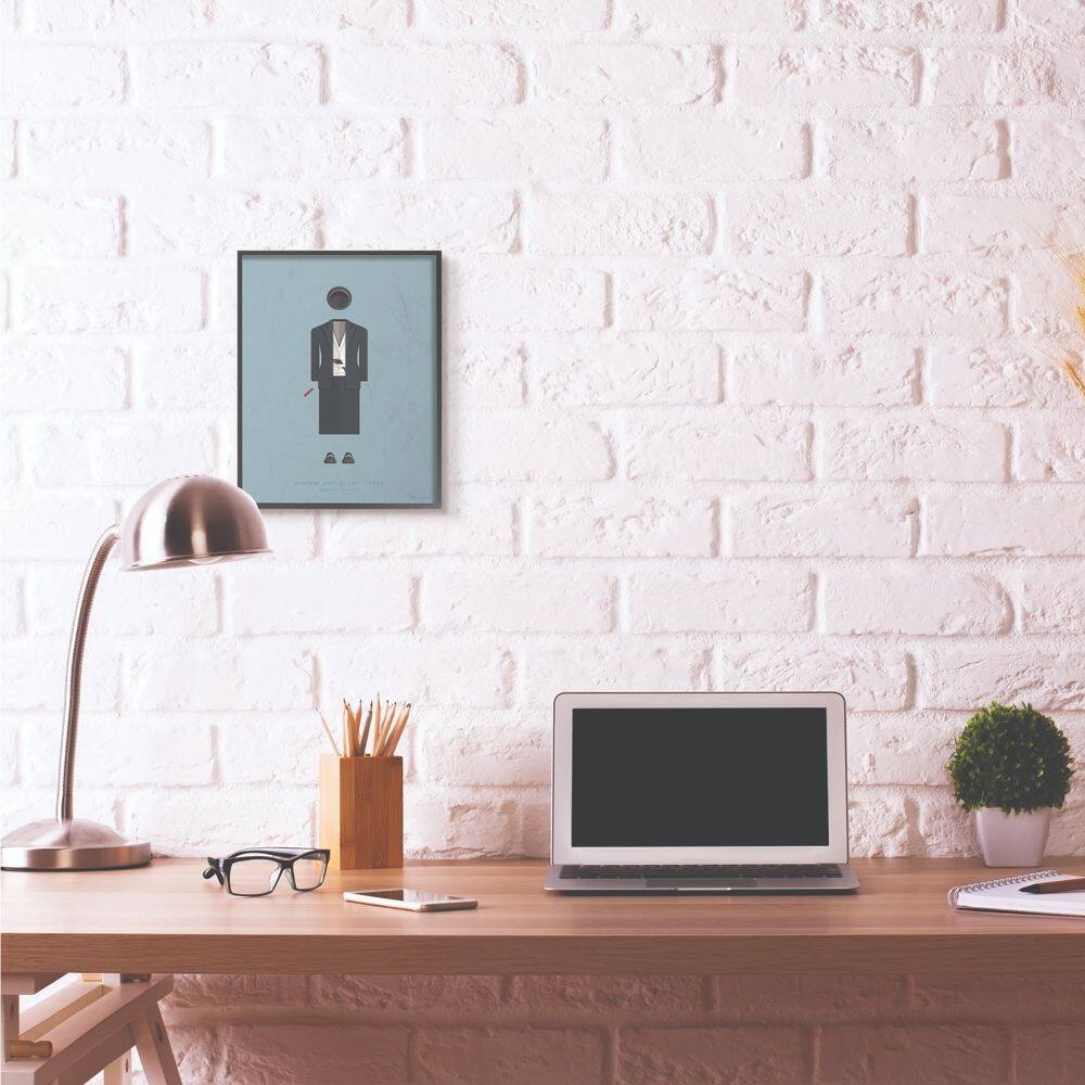 Stupell Industries Bonnie & Clyde Wall Art in Black Frame