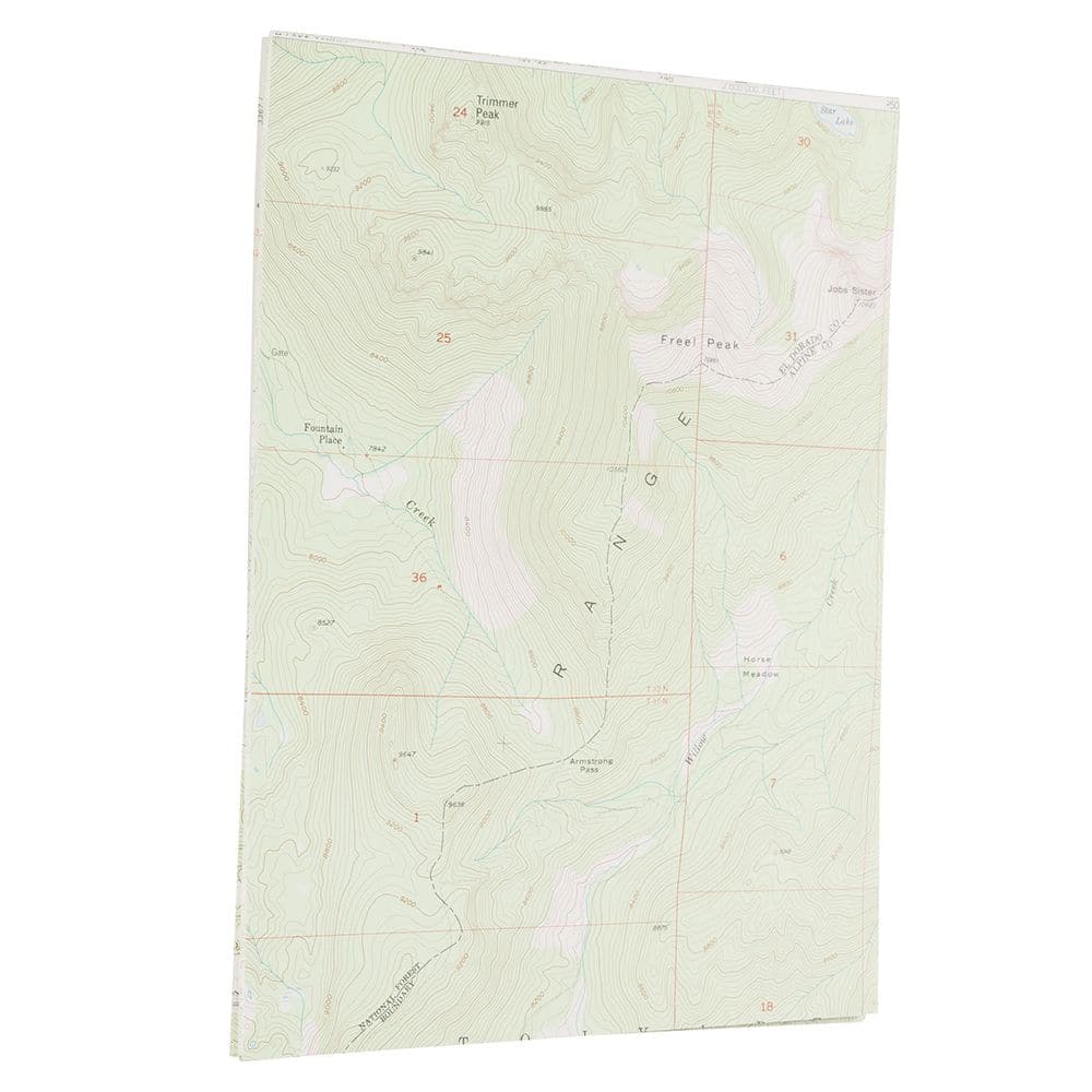 JAM Paper Colorful Map Design 8.5" x 11" Paper, 100 Sheets