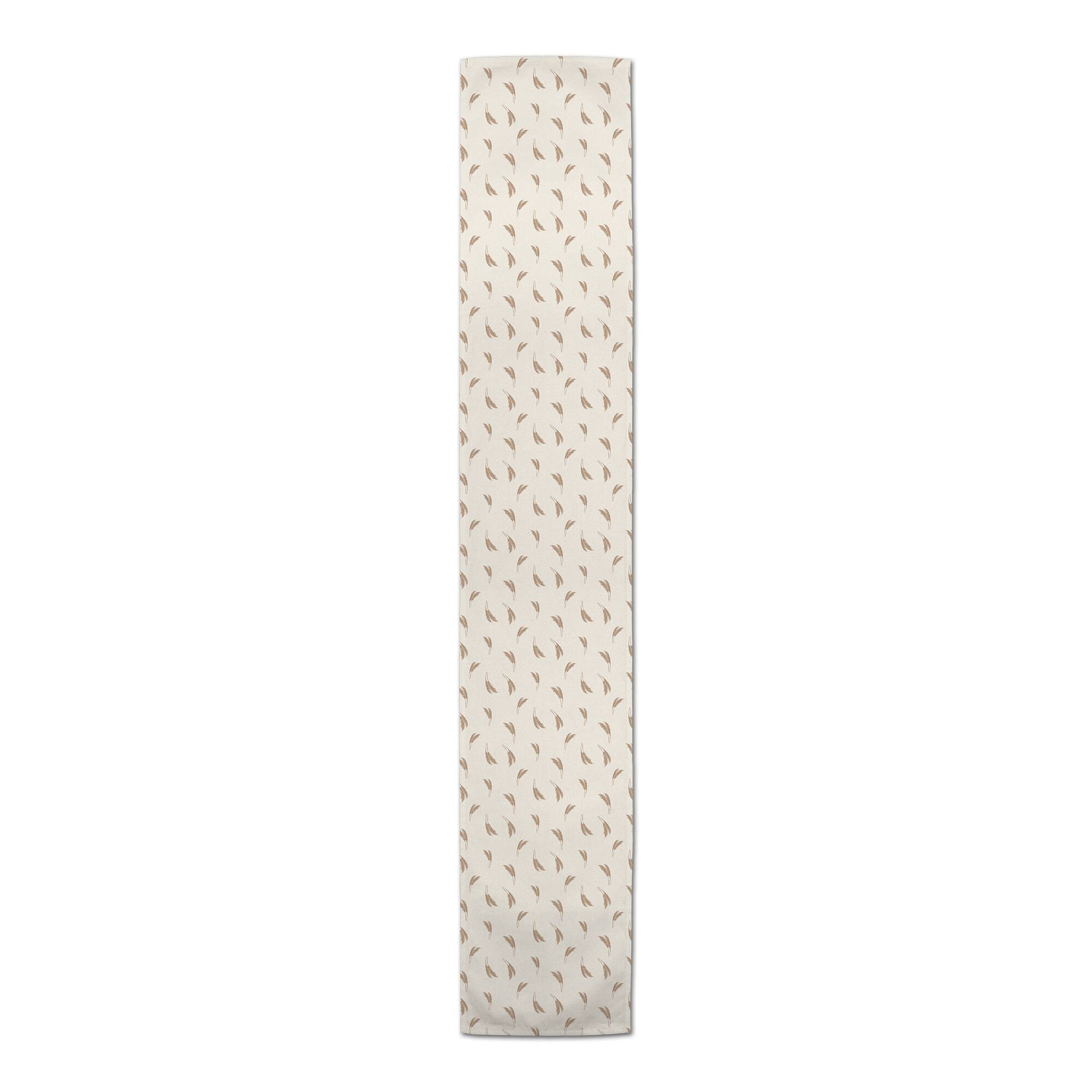 72" Feather Grass Cotton Twill Runner