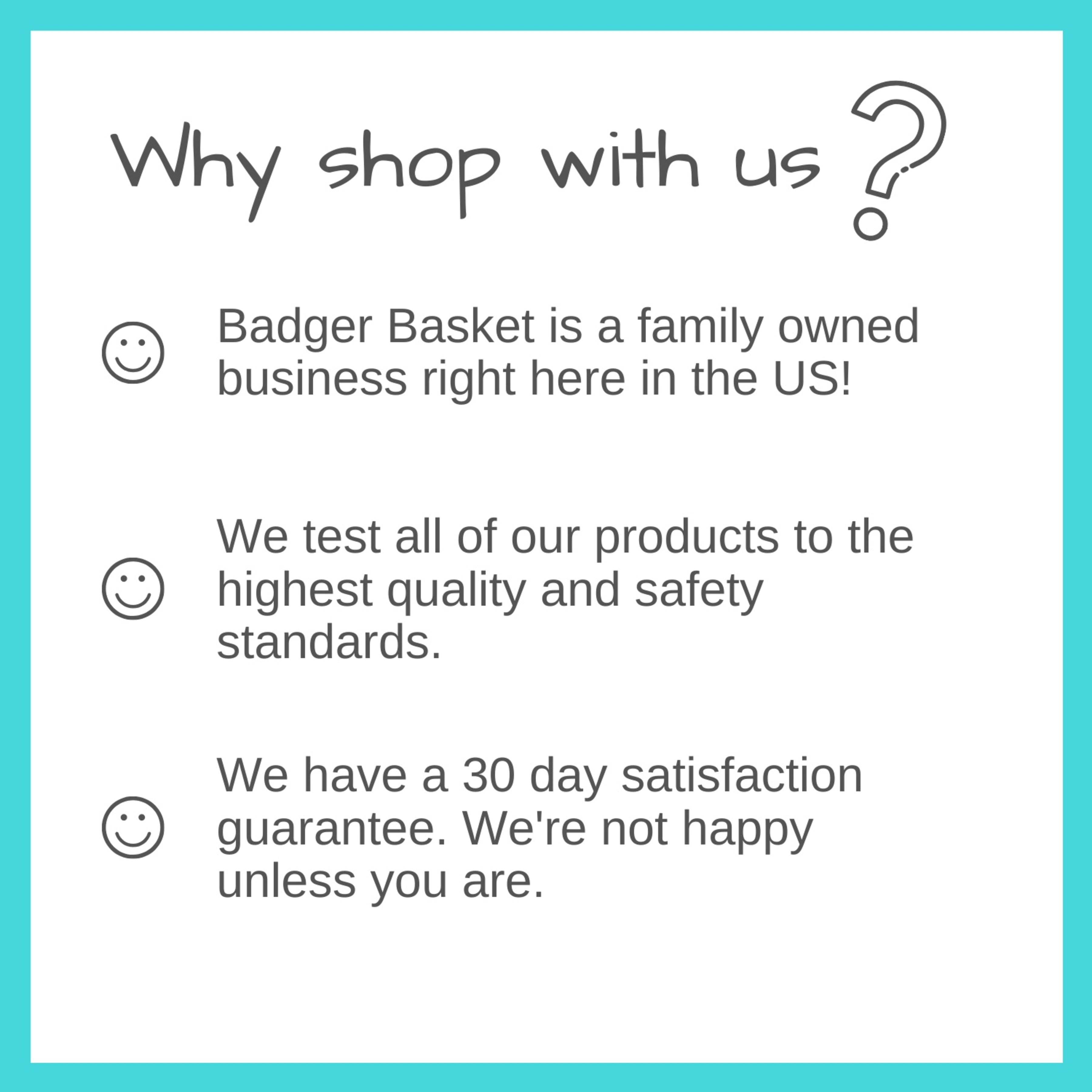 Badger Basket Woodgrain Gray Flat Bench Top Toy & Storage Box