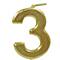 Gold Number Candle by Celebrate It®