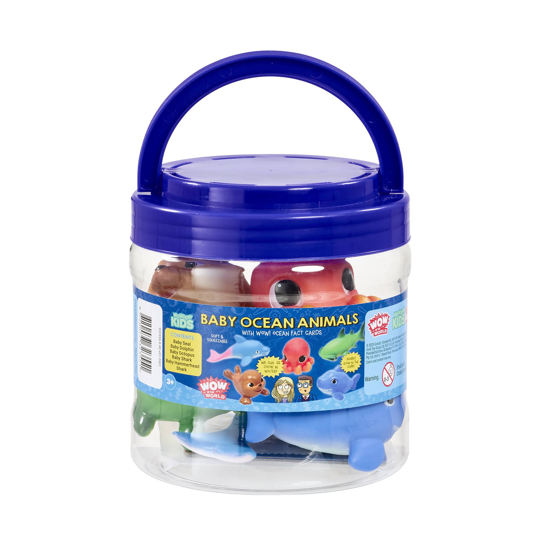 Goliath® WOW in the World Soft Baby Ocean Animals Bucket Set