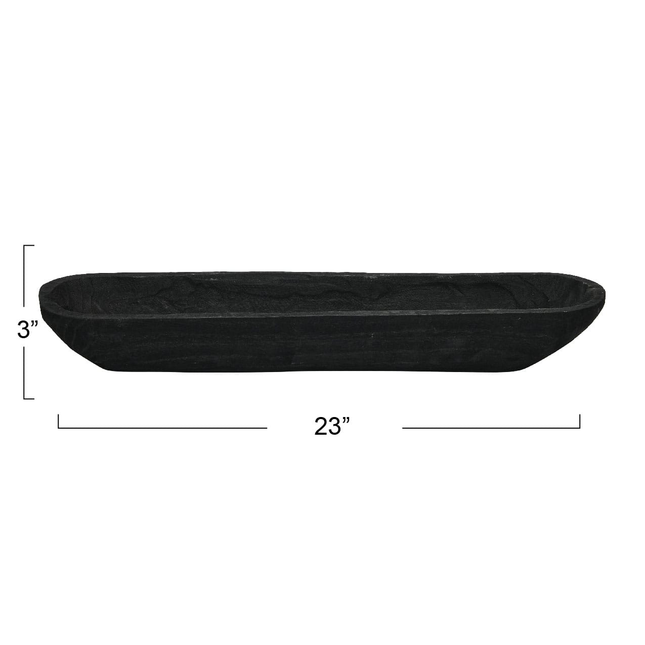 Hello Honey® 23" Decorative Paulownia Wood Bowl