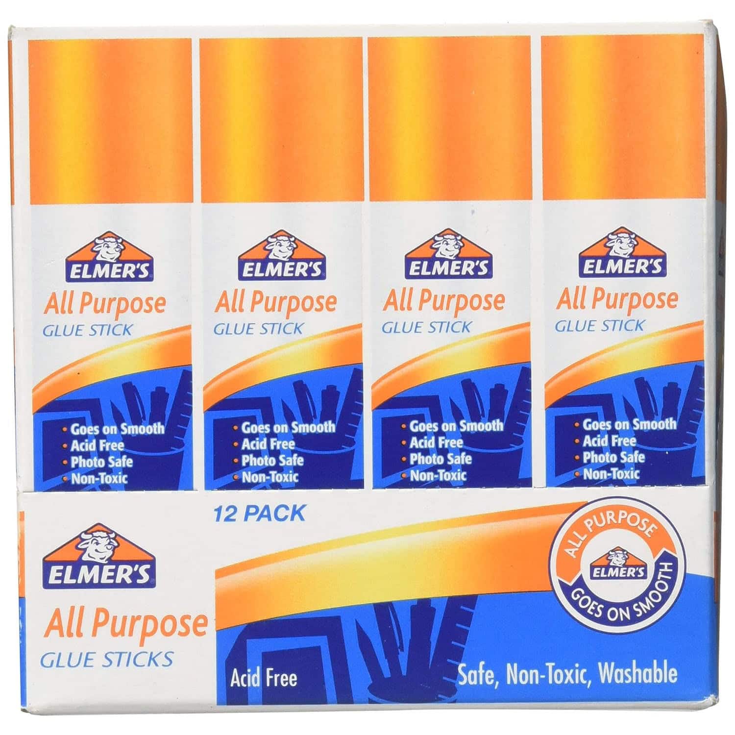 Elmer's® 0.21oz. All Purpose Glue Stick, 3 Packs of 12