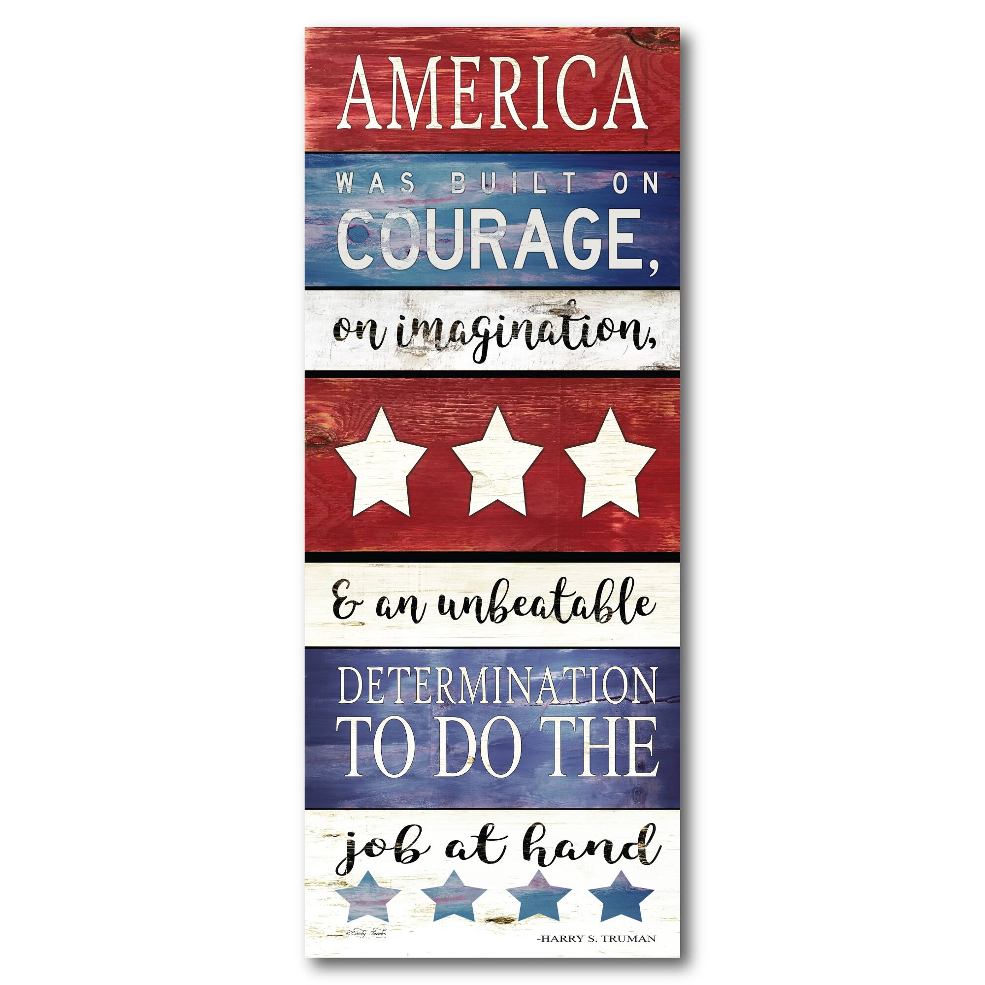 Courtside Market® Celebrate 250™ Wounded Warrior Project® America Gallery-Wrapped Canvas Wall Art