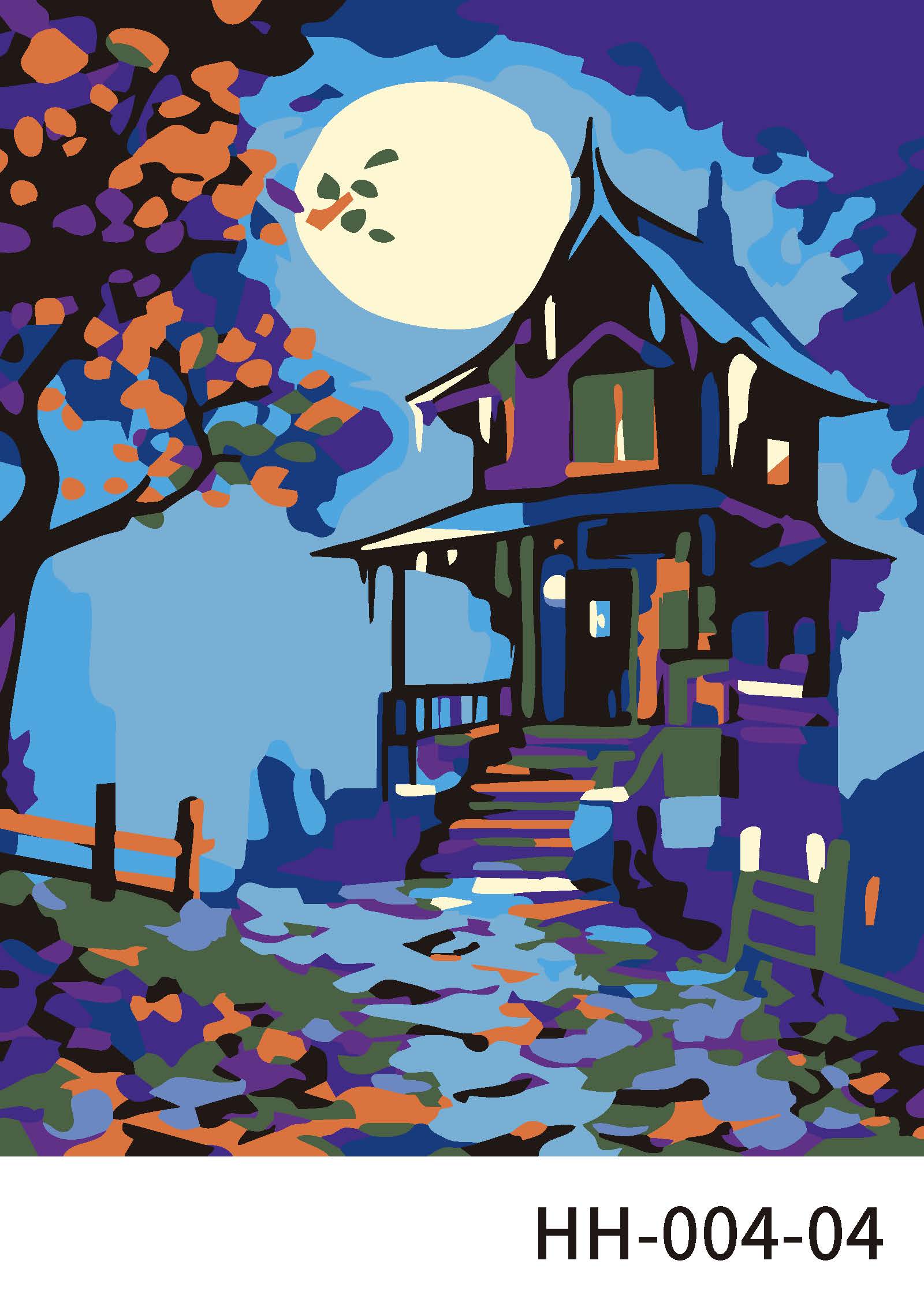 Haunted Houses Paint Marker-by-Number Kit by Artist's Loft®