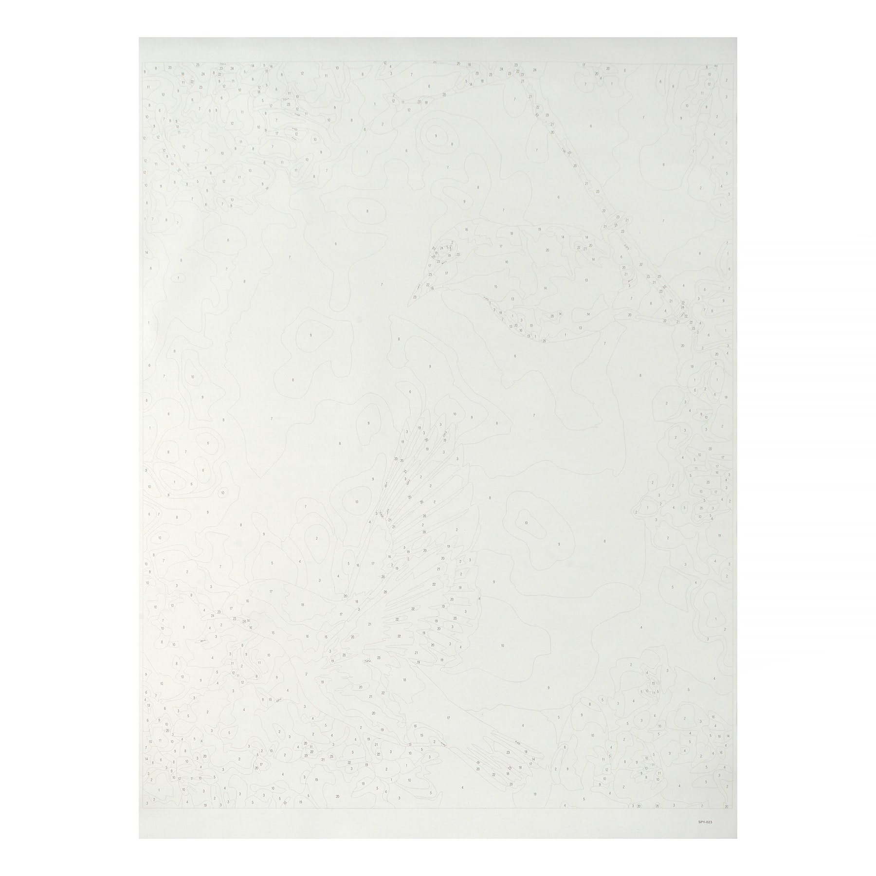 16" x 20" Hummingbirds with Flowers Paint-by-Number Kit with Wood Display Hanger by Artist's Loft®