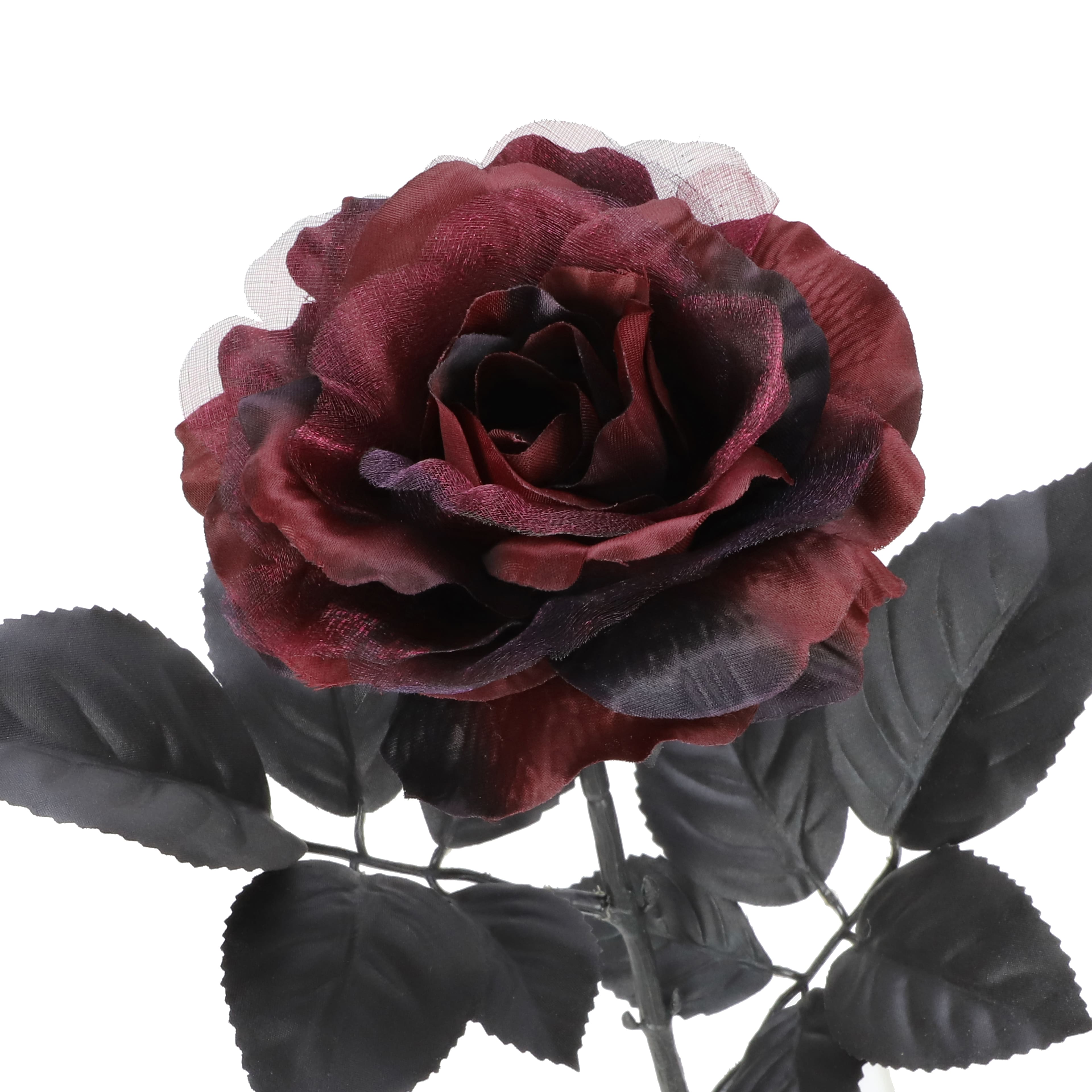 26" Burgundy & Black Rose Stem by Ashland®