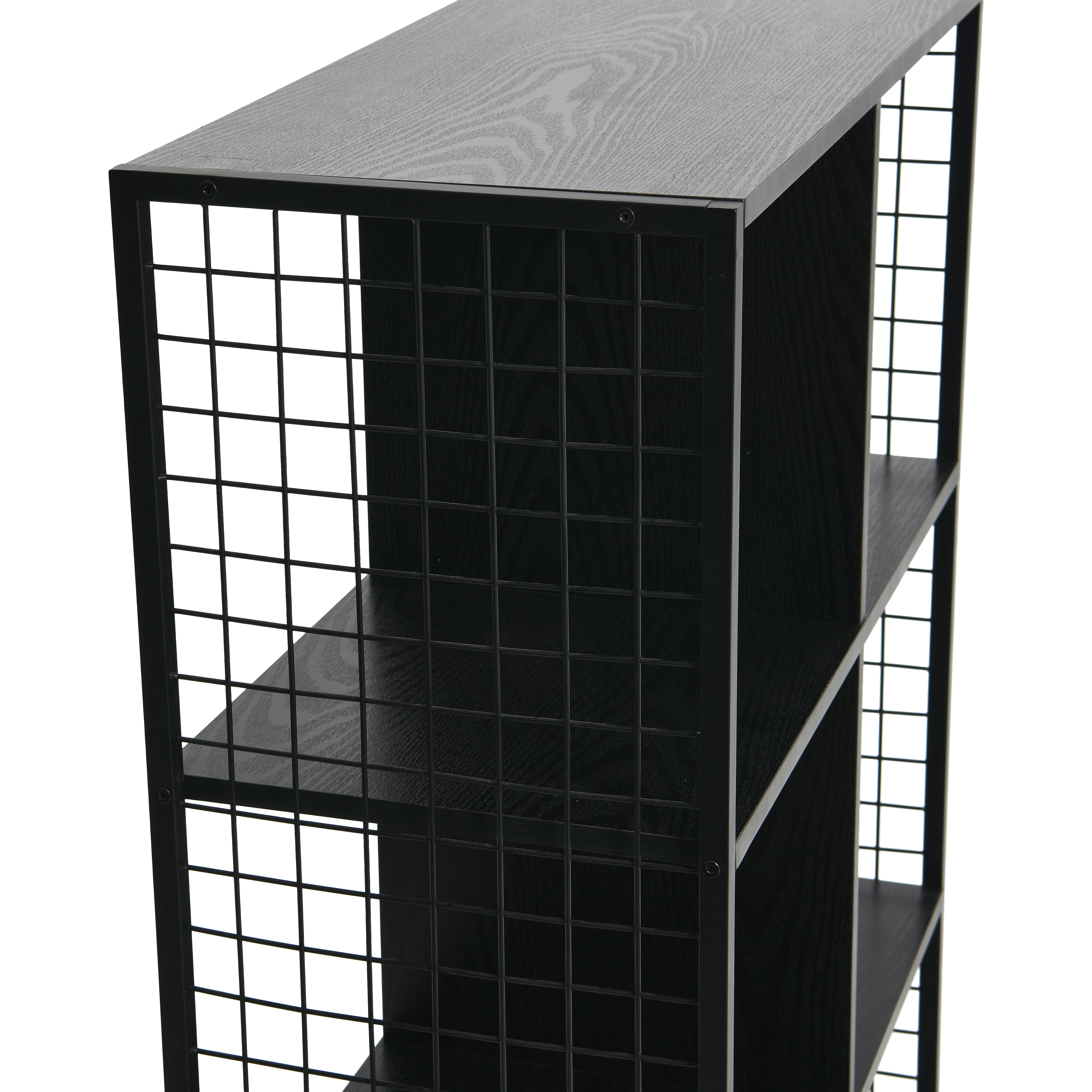 Household Essentials Trellis 6 Compartment Storage Bookshelf