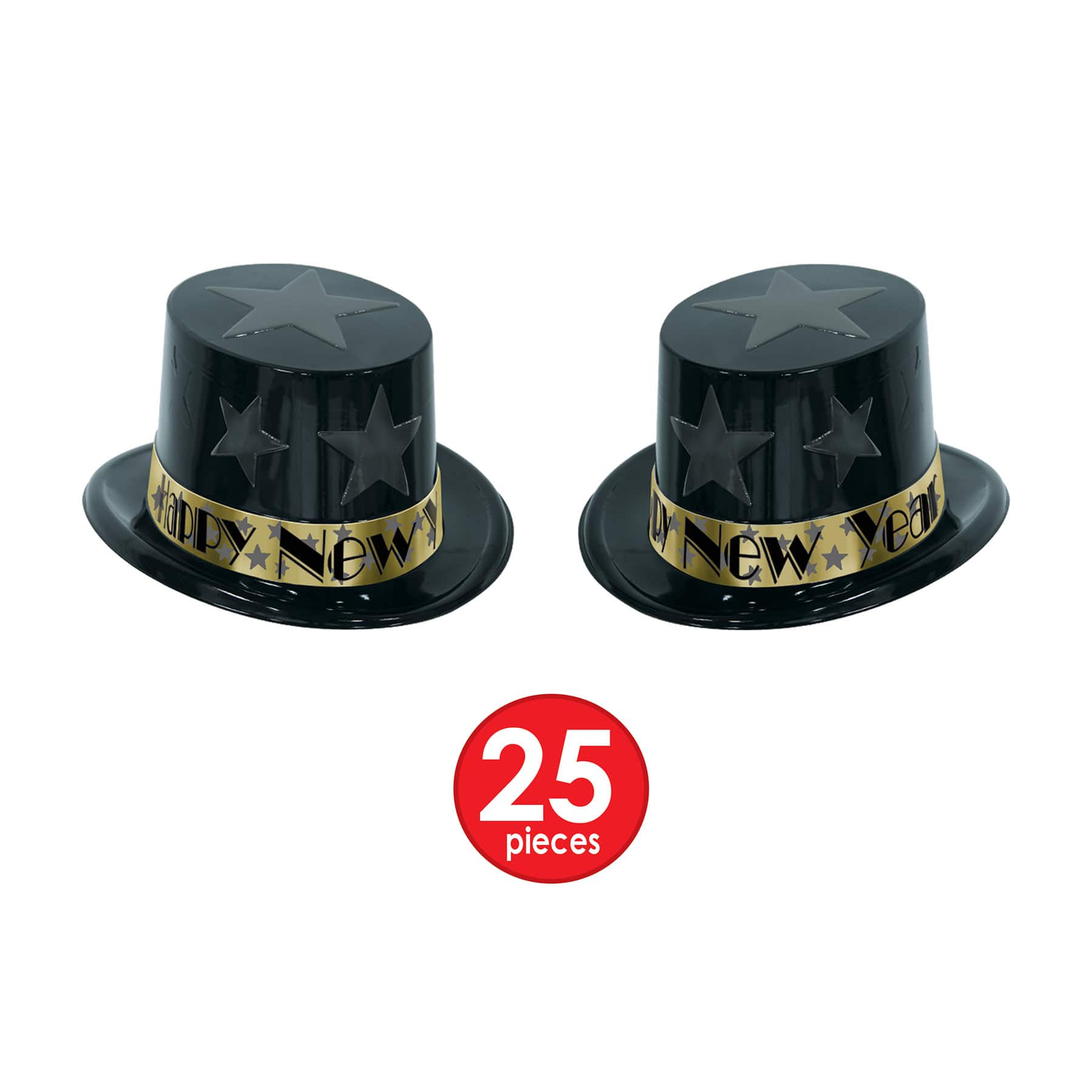 Beistle Black & Gold New Year Star Accessory Kit