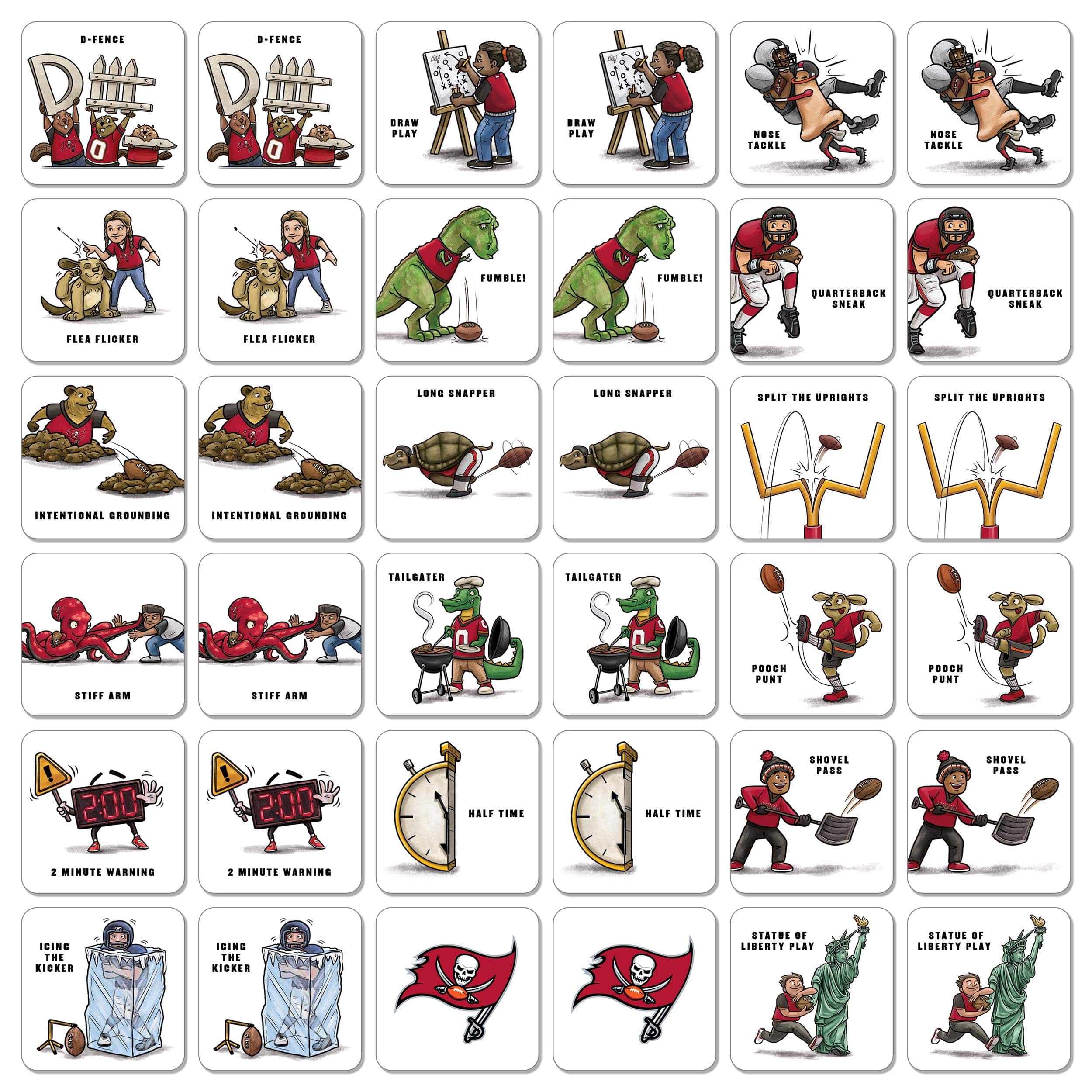 NFL Memory Match Game