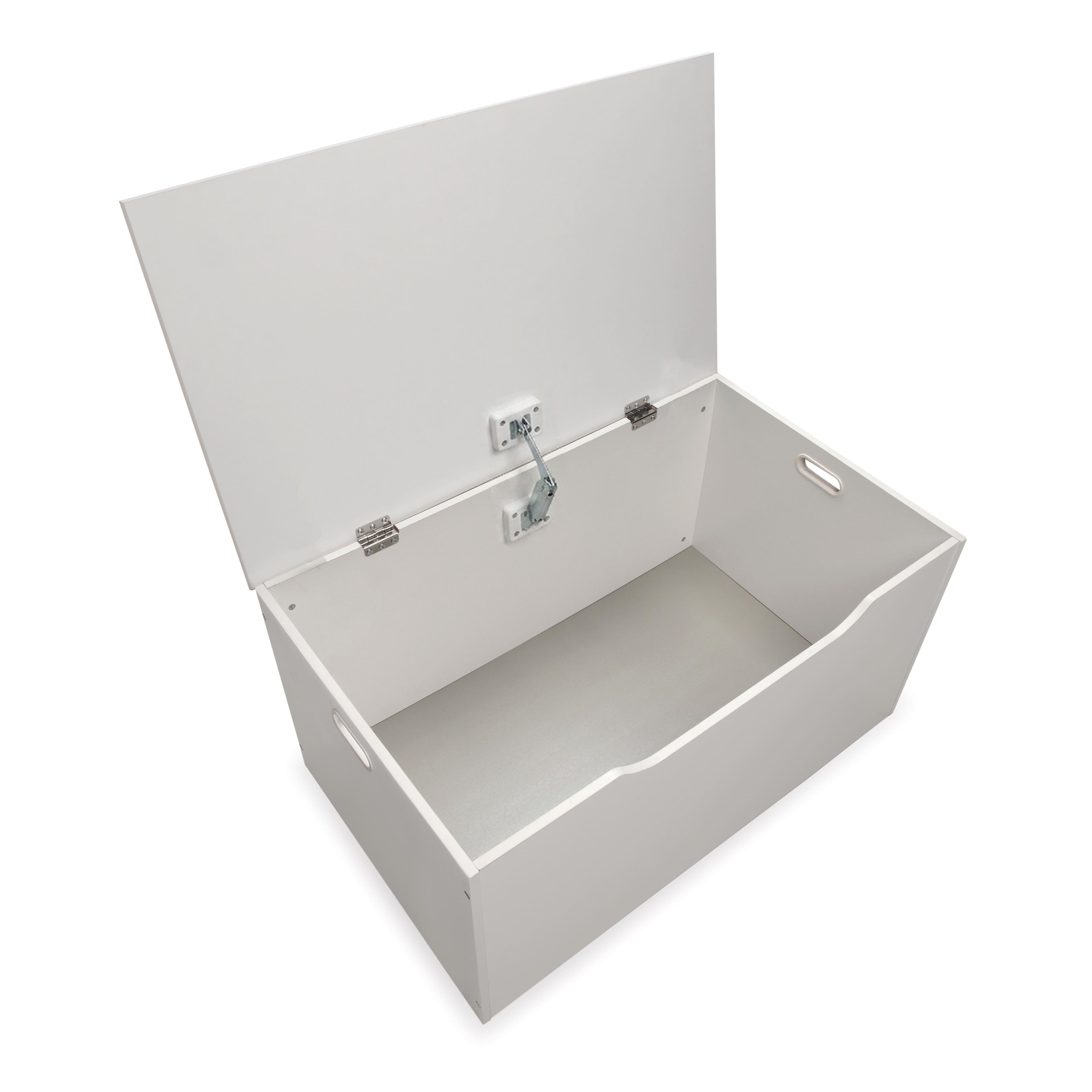 Badger Basket White Flat Bench Top Toy & Storage Box