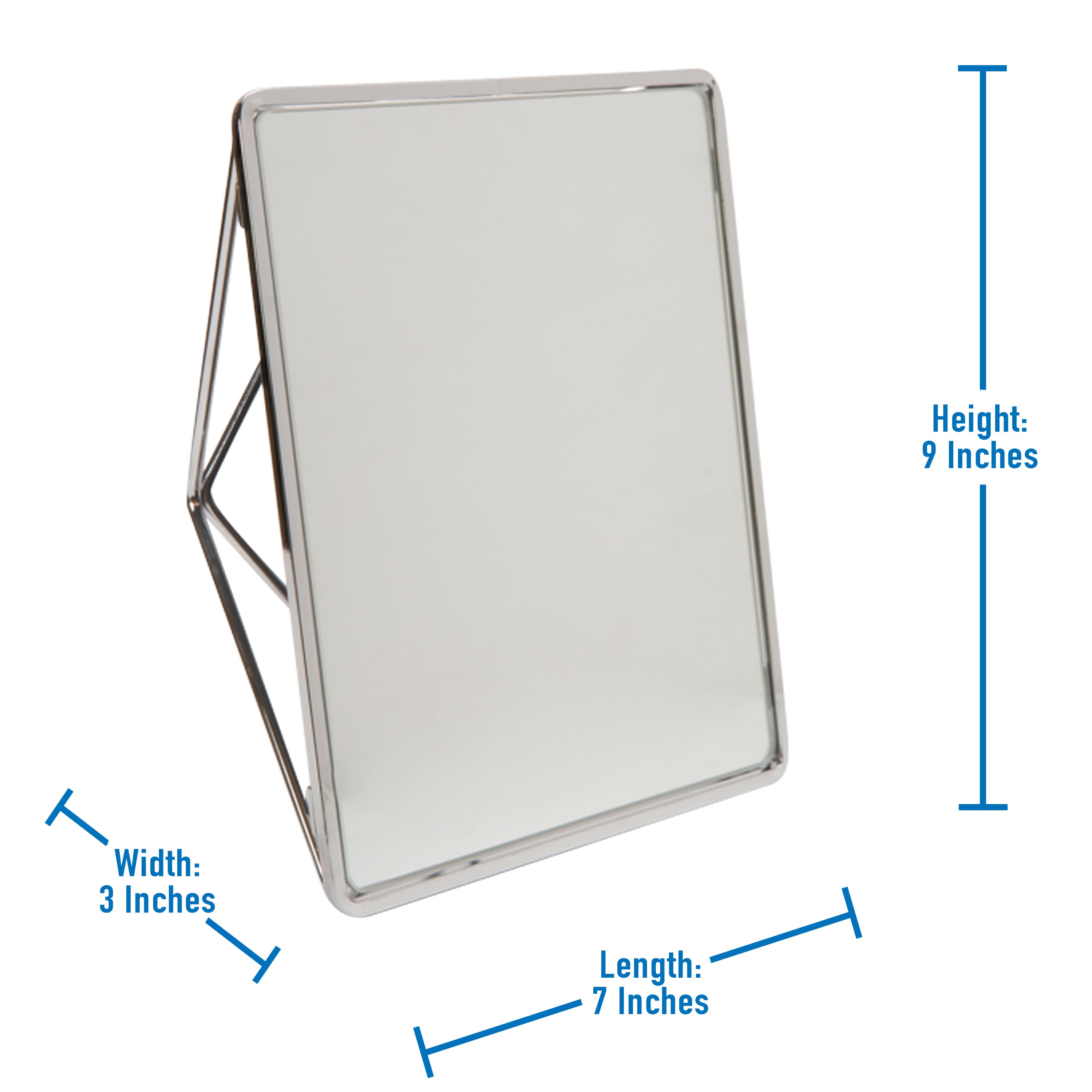 Home Details Chrome Geometric Vanity Mirror