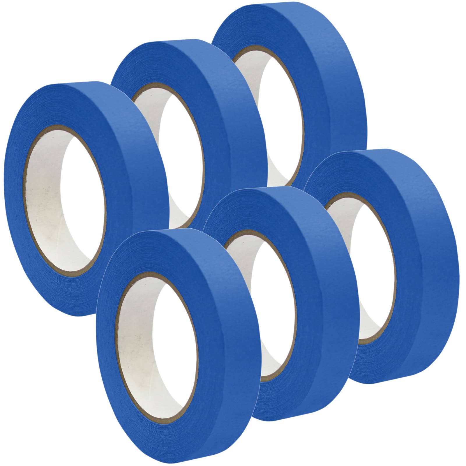 3 Packs: 6 ct. (18 total) Premium Grade Blue Masking Tape Rolls