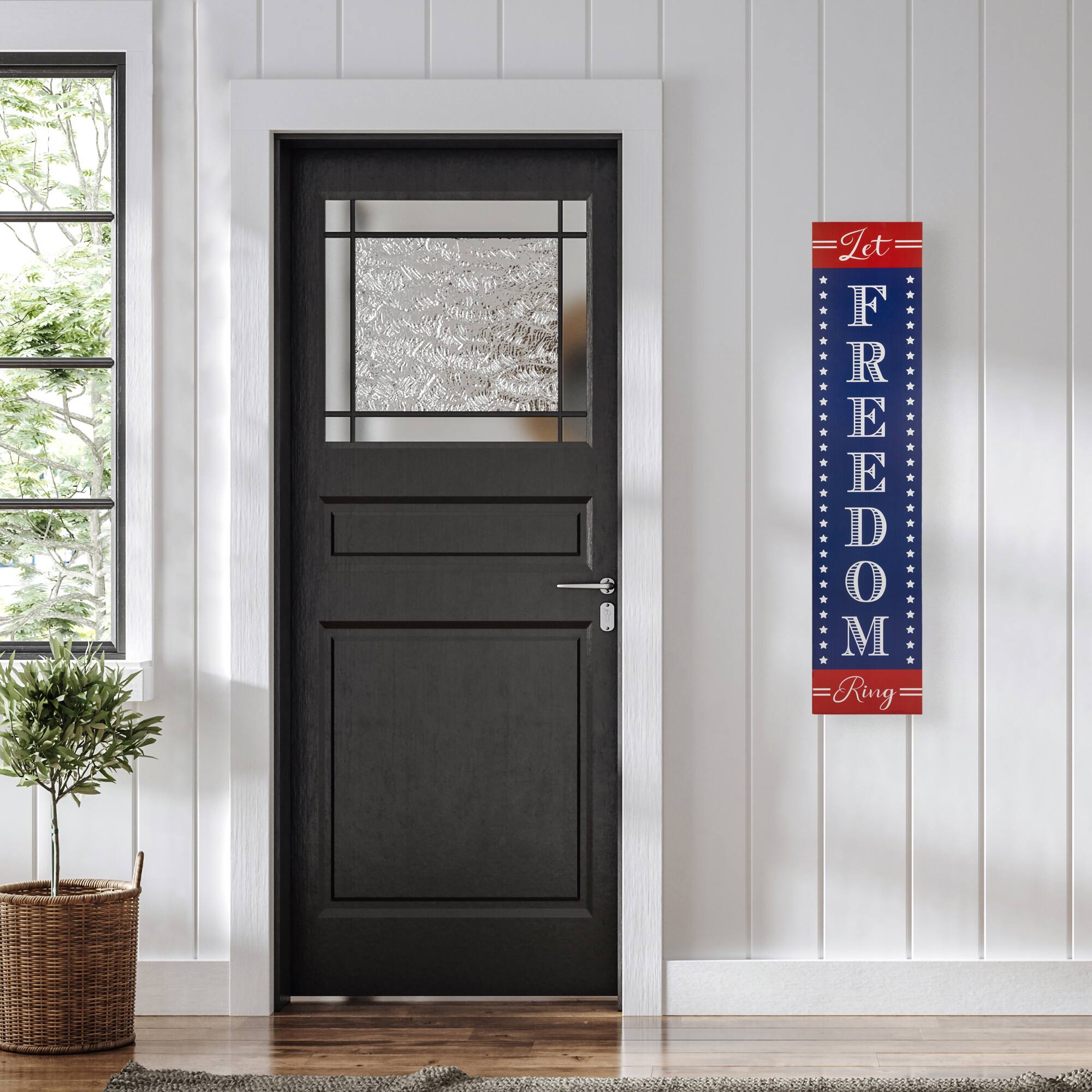 36" Let Freedom Ring Patriotic Wall Sign