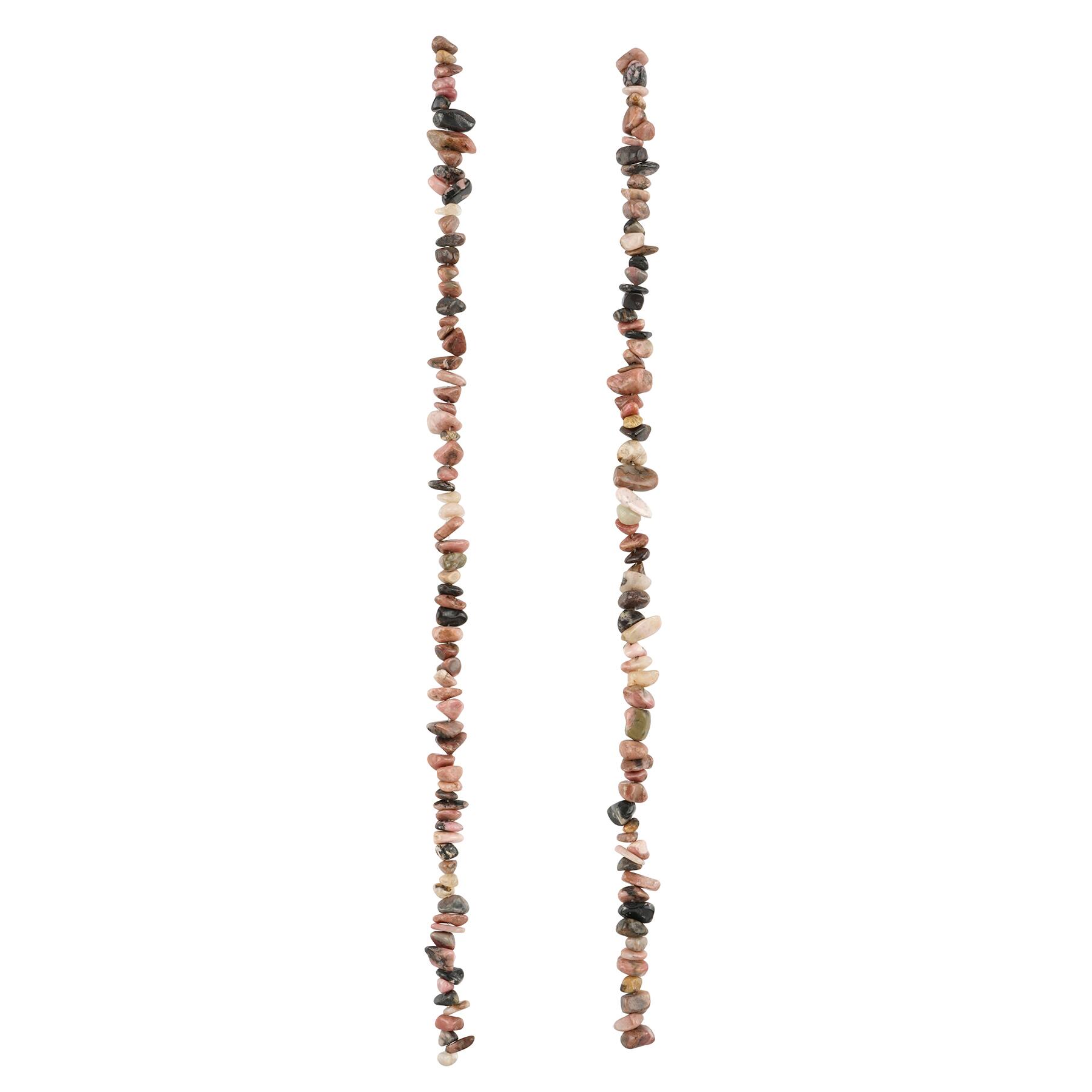 Rhodonite Chip Beads by Bead Landing™