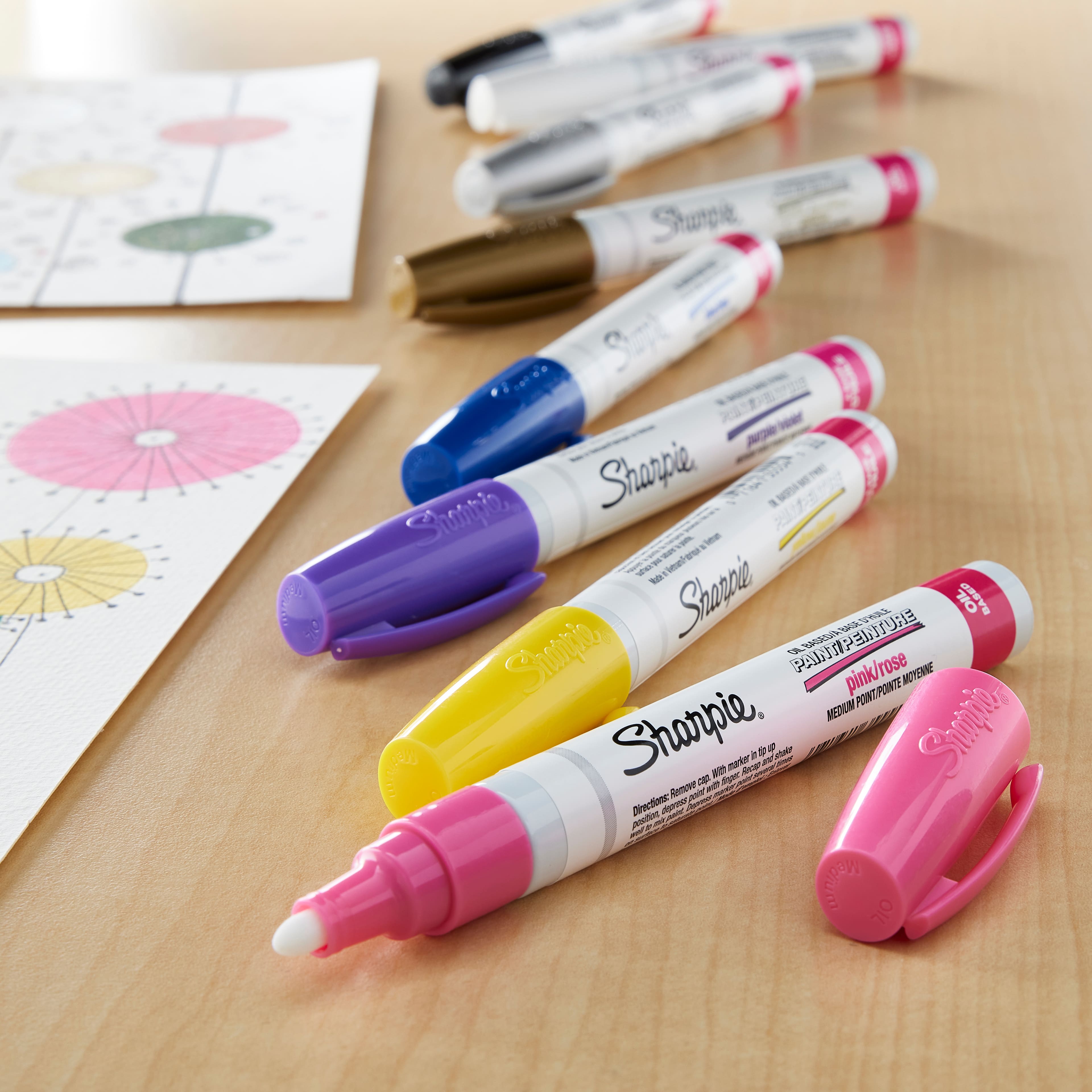 Sharpie® Medium Point Oil-Based Paint Marker Set