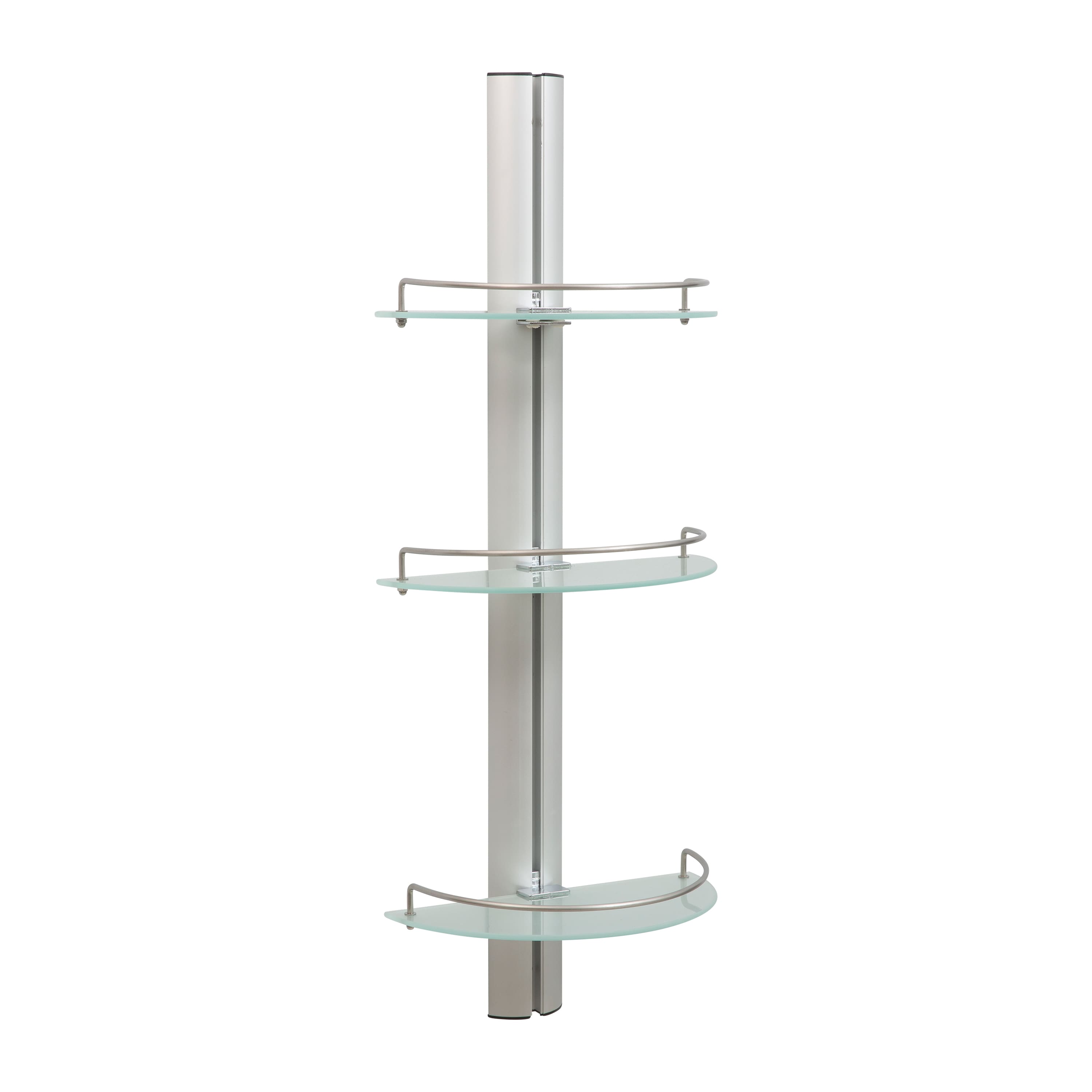 Organize It All 3-Tier Half Moon Glass Shelf
