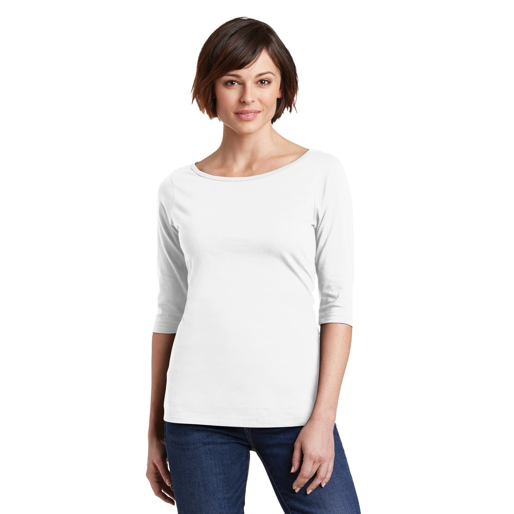 District® Women's Perfect Weight® 3/4 Sleeve T-Shirt