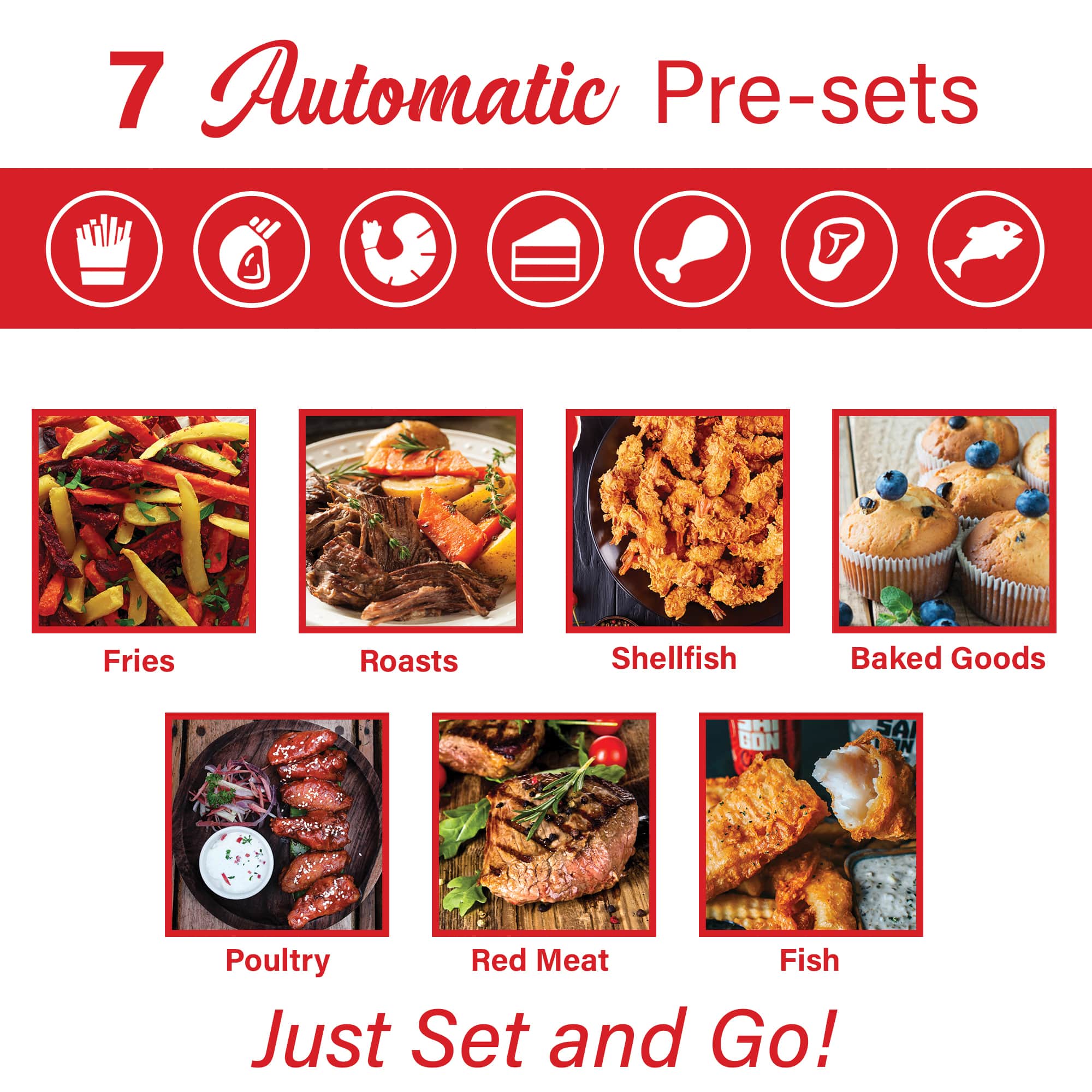 Brentwood 5qt. 1400 Watt Electric Digital Air Fryer