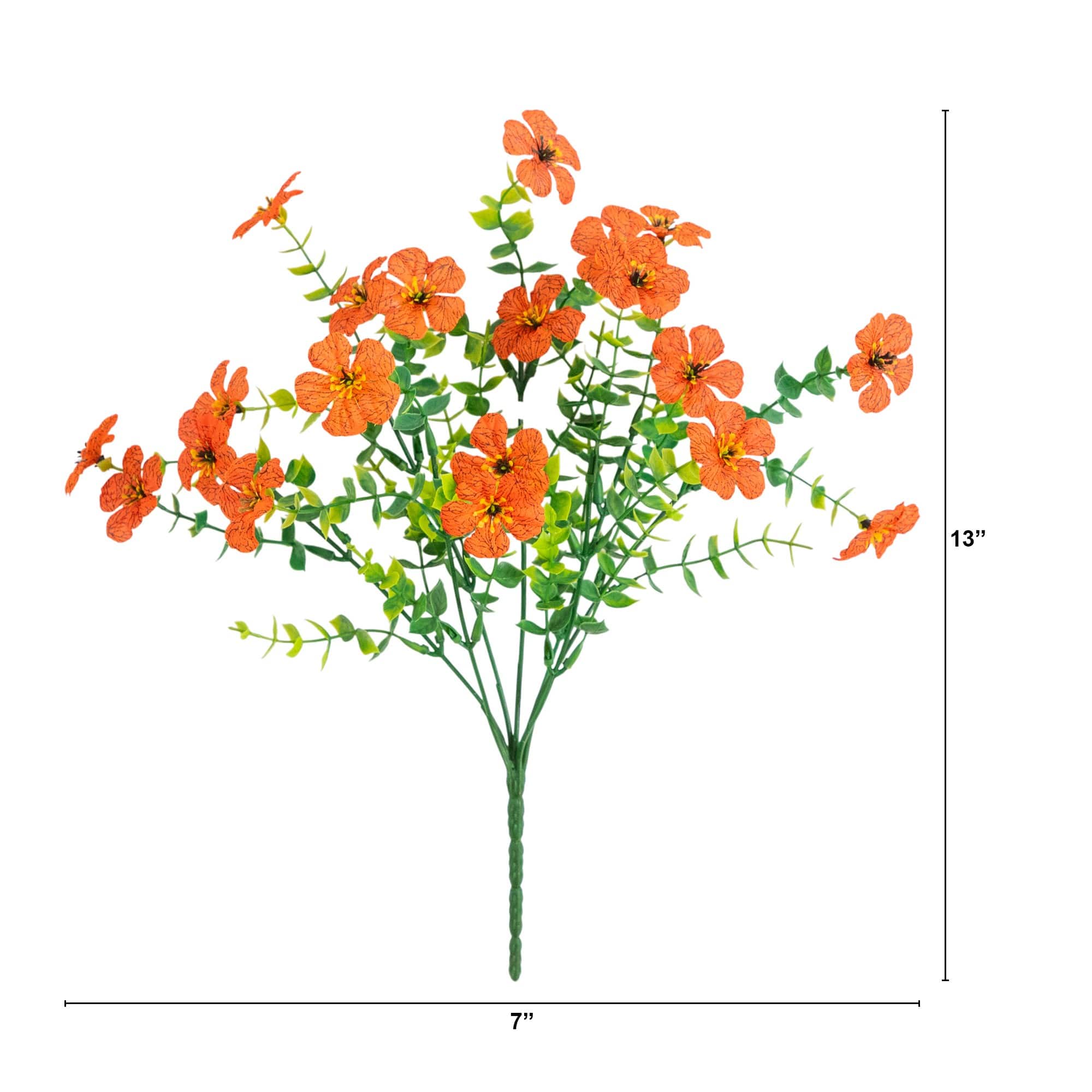 13" UV Resistant Artificial Daisy Bushes, 12ct.