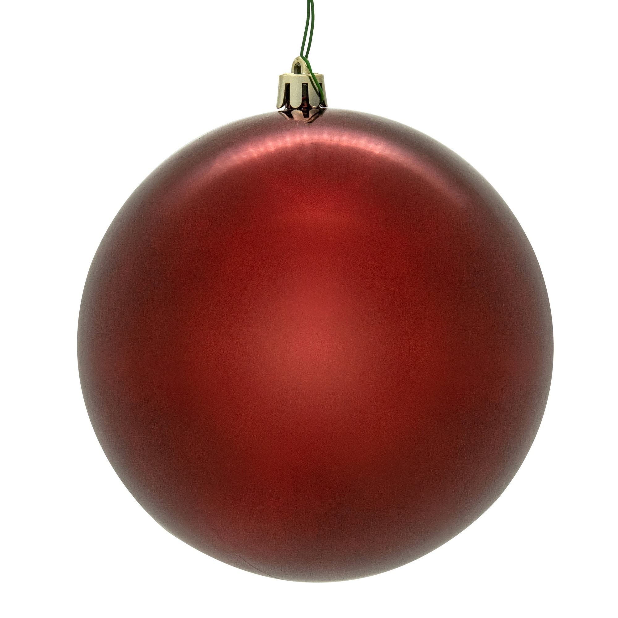 Vickerman 4.75" Crimson Red Shiny Ball Ornaments, 4ct.