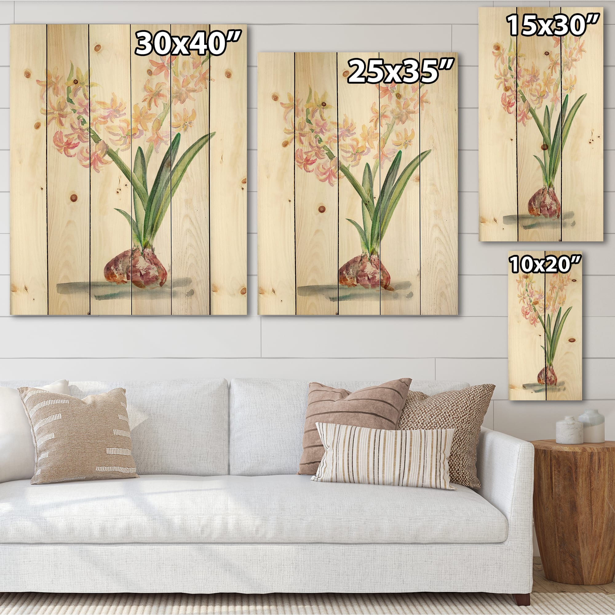 Designart - Blossoming Hyacinth In Spring