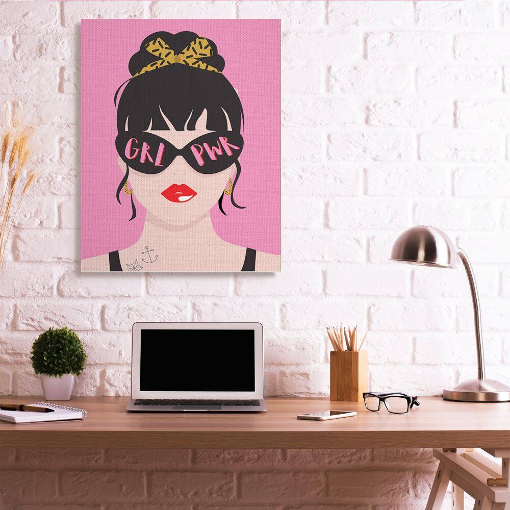 Stupell Industries Girl Power Punk Rock Wall Art
