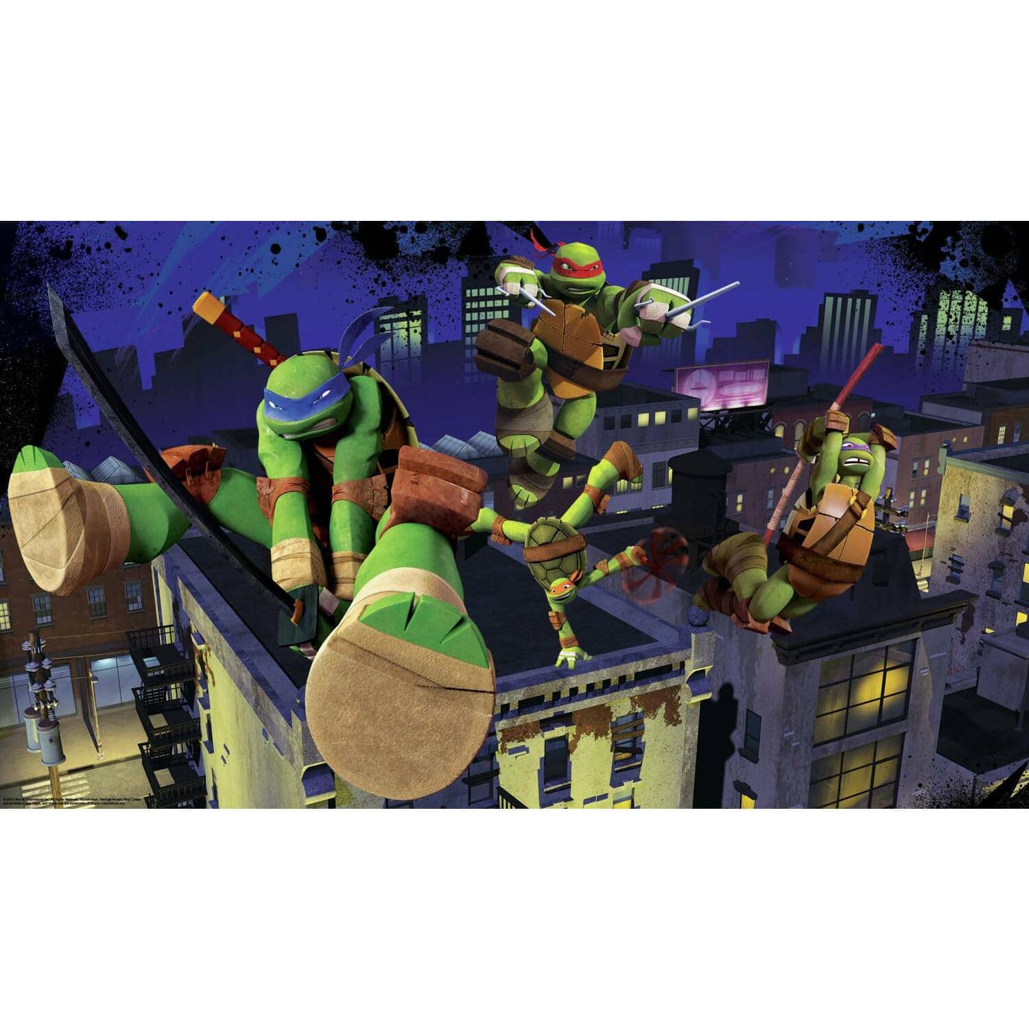 RoomMates Teenage Mutant Ninja Turtles Mural