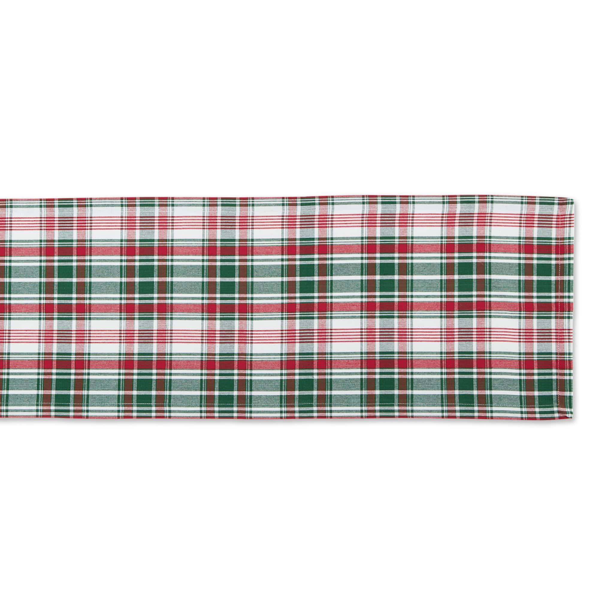 DII® 72" Yuletide Plaid Table Runner