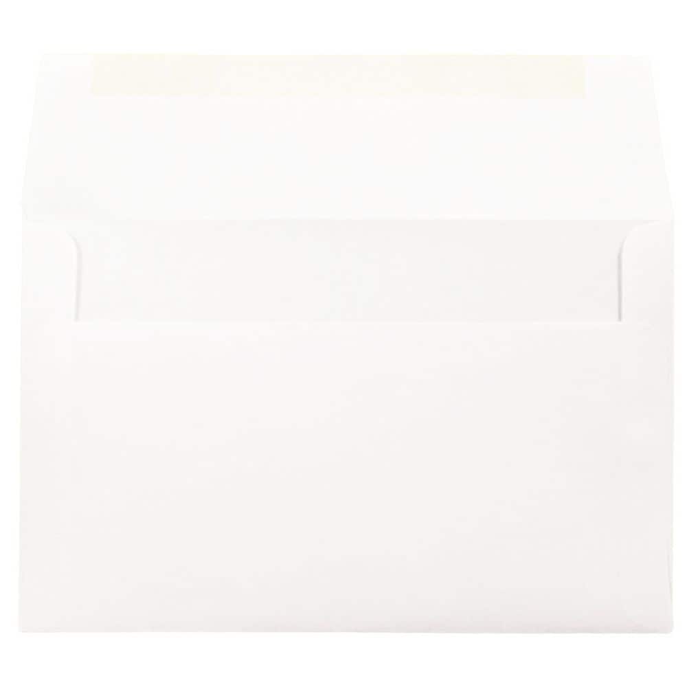 JAM Paper A10 Strathmore Ultimate White Woven Invitation Envelopes, 25ct.