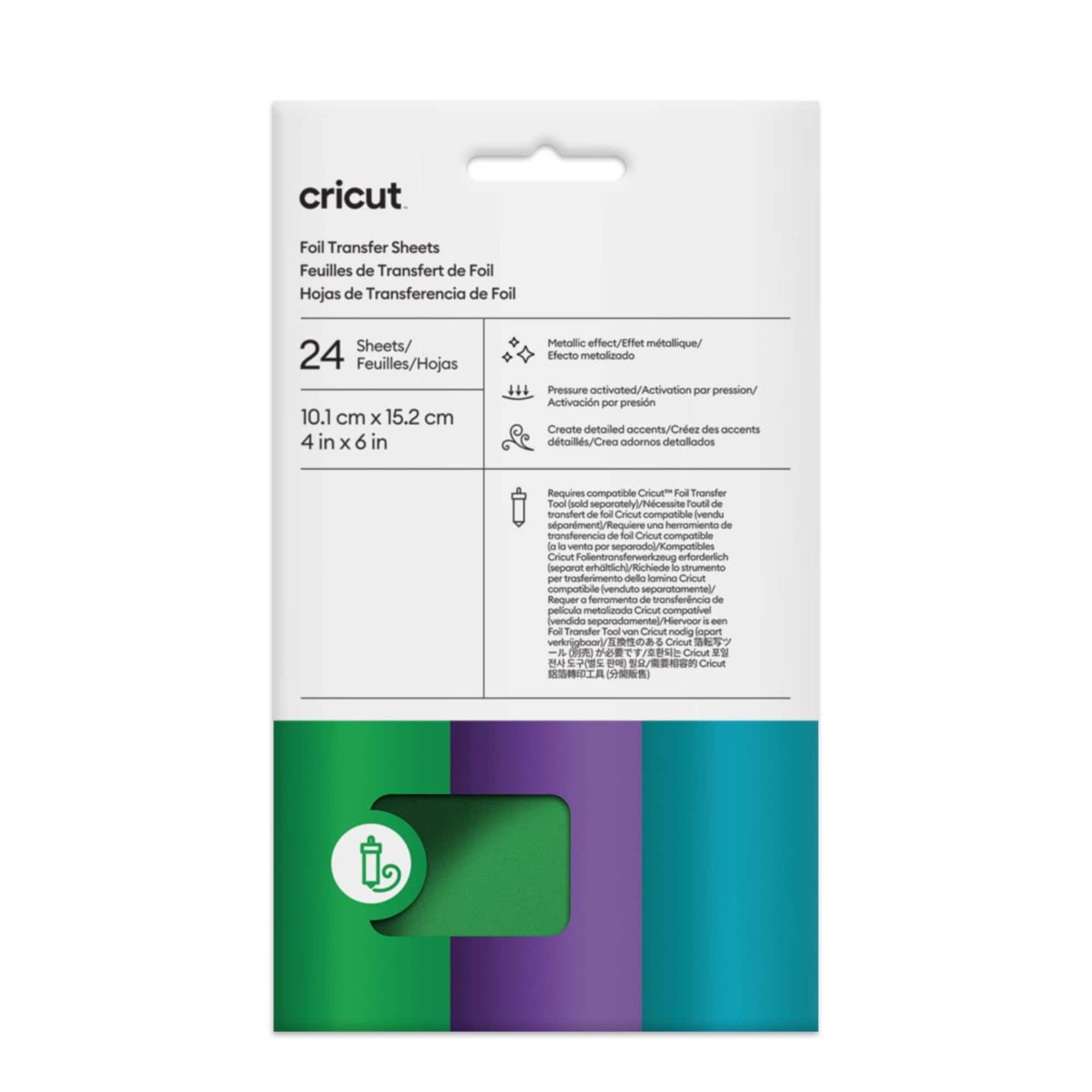 Cricut® Foil Transfer Sheets Sampler, Jewel