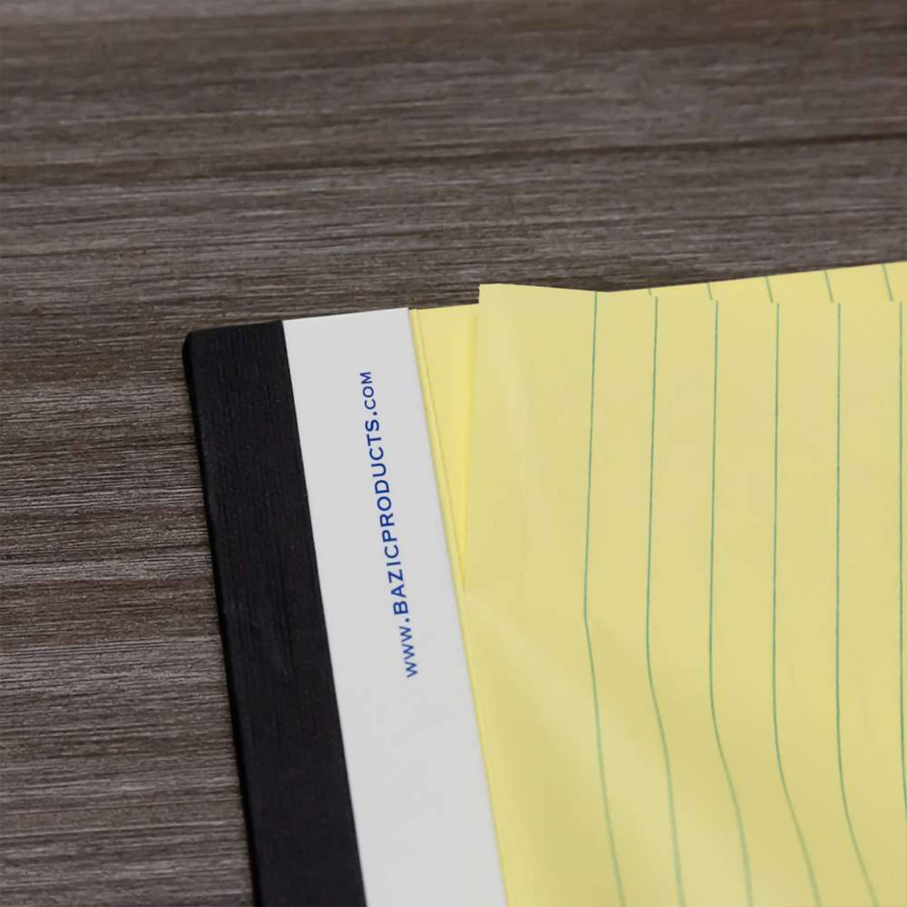BAZIC Products® 9" x 12" Canary Perforated Writing Pads, 12ct