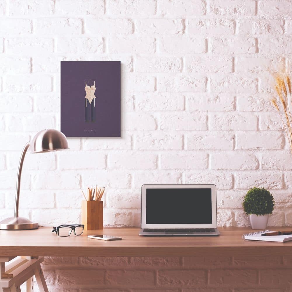 Stupell Industries Madonna Minimalist Illustration Canvas Wall Art
