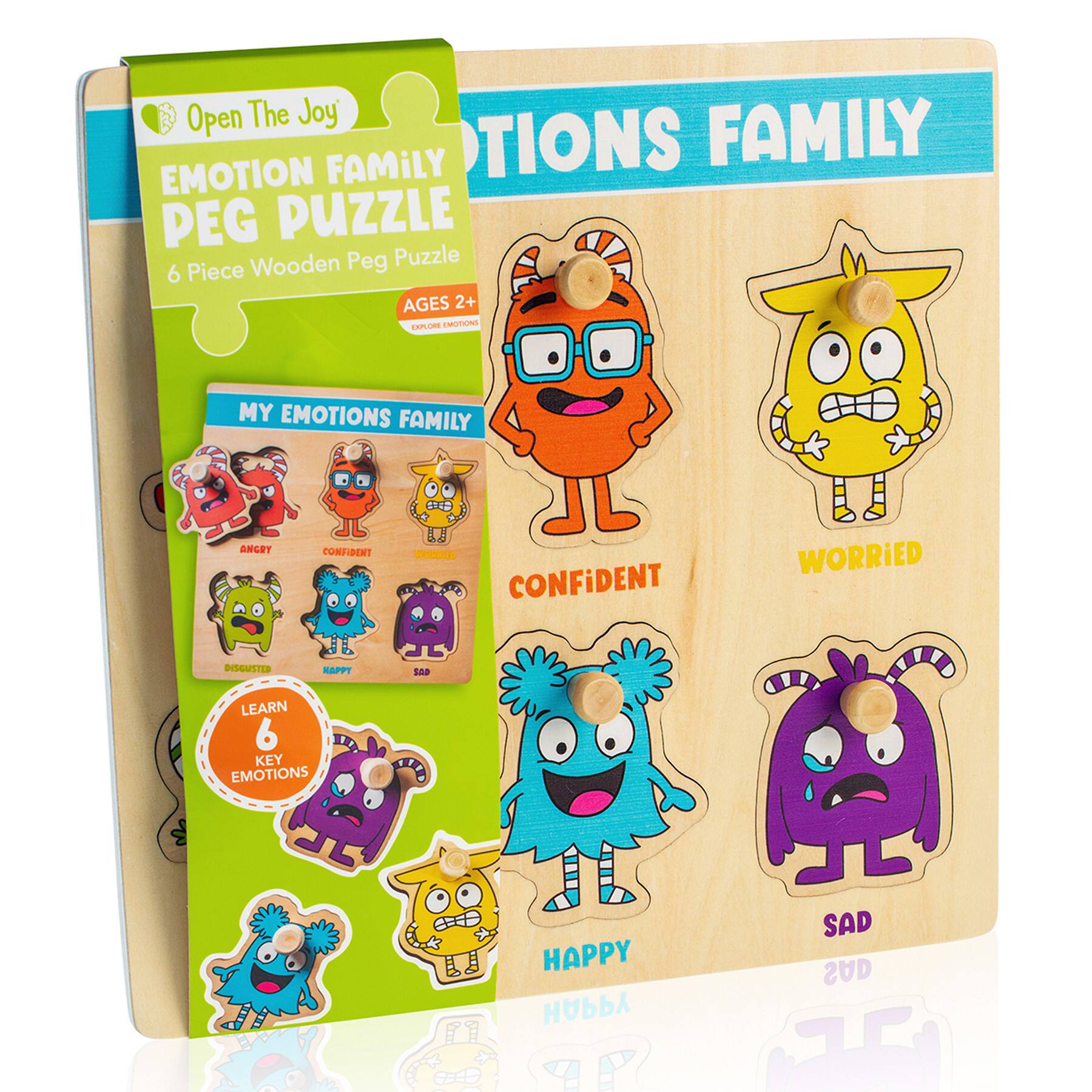 My Emotions Family Peg Puzzle Set