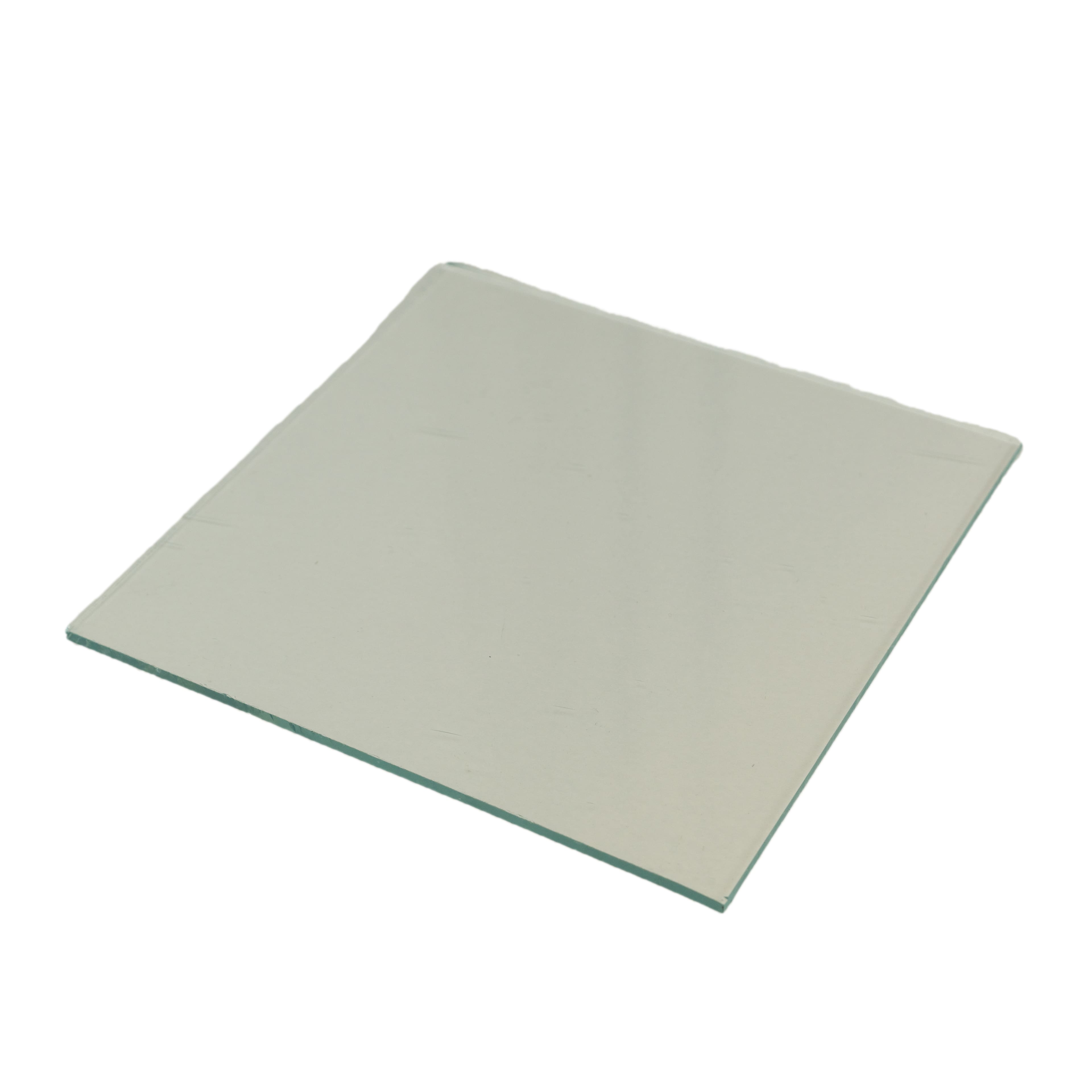 6" x 6" Icicle Clear Smooth Transparent Fusible Glass