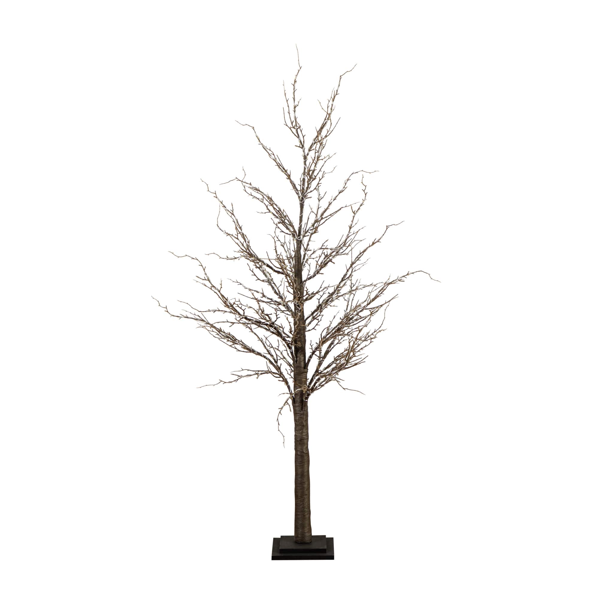 5ft. Pre-Lit Artificial Christmas Twig Tree, Warm White LED Lights