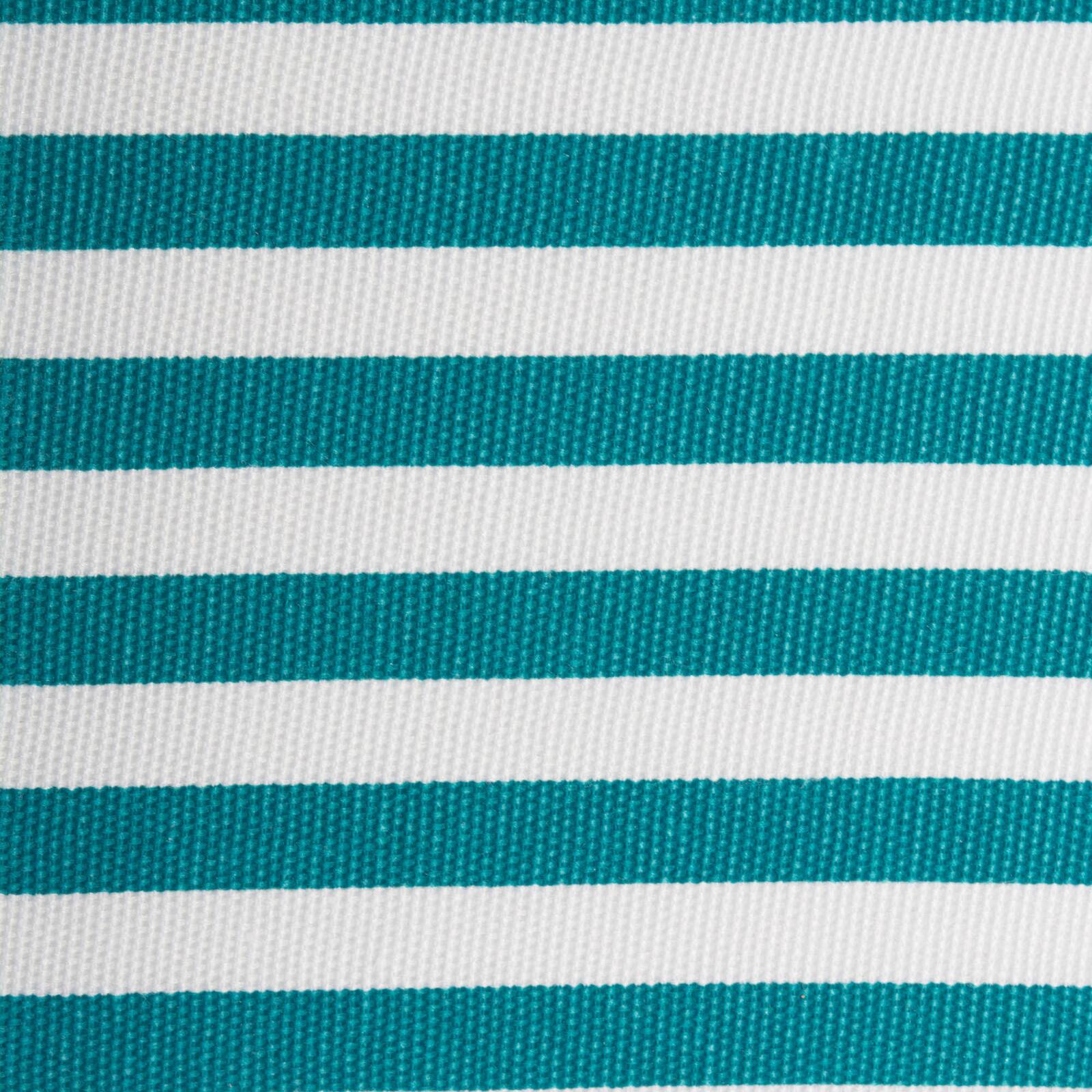 DII® Square Teal Pinstripe Polyester Cube