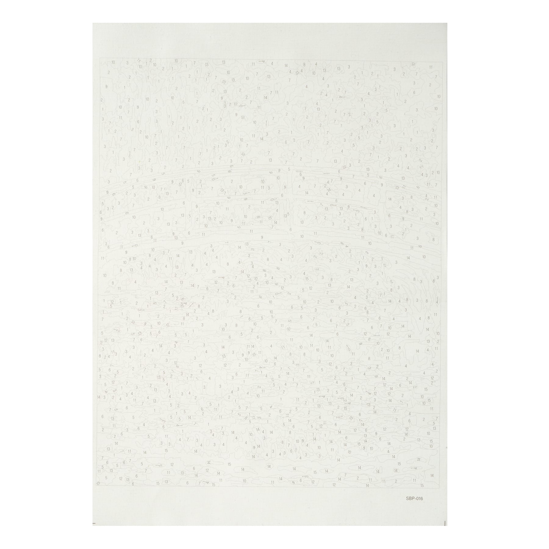 Trousse de peinture par numéros à thème du Pont japonais de Monet, 20,3 cm x 25,4 cm d’Artist’s Loft