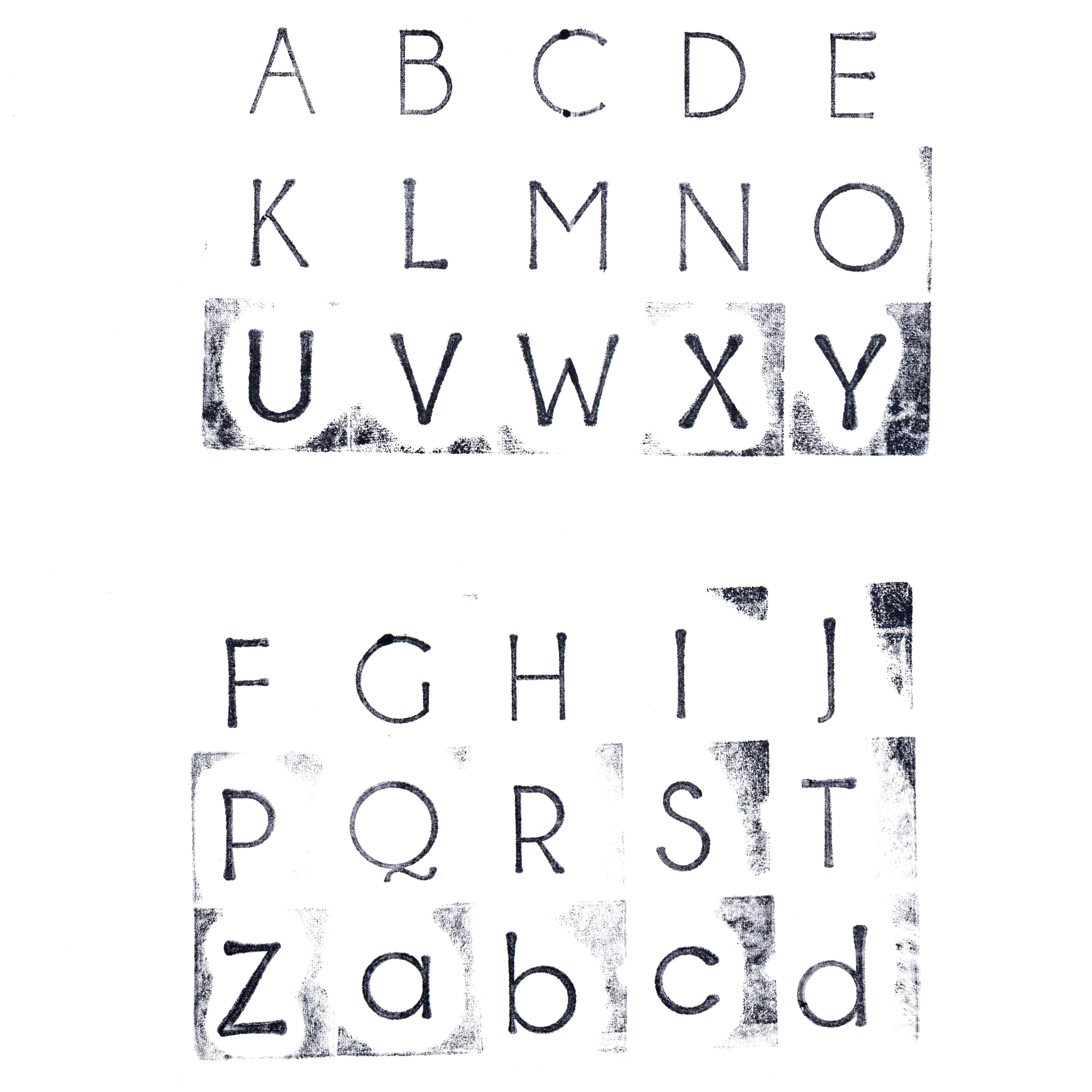 Modern Alphabet Wood Stamps by Recollections™