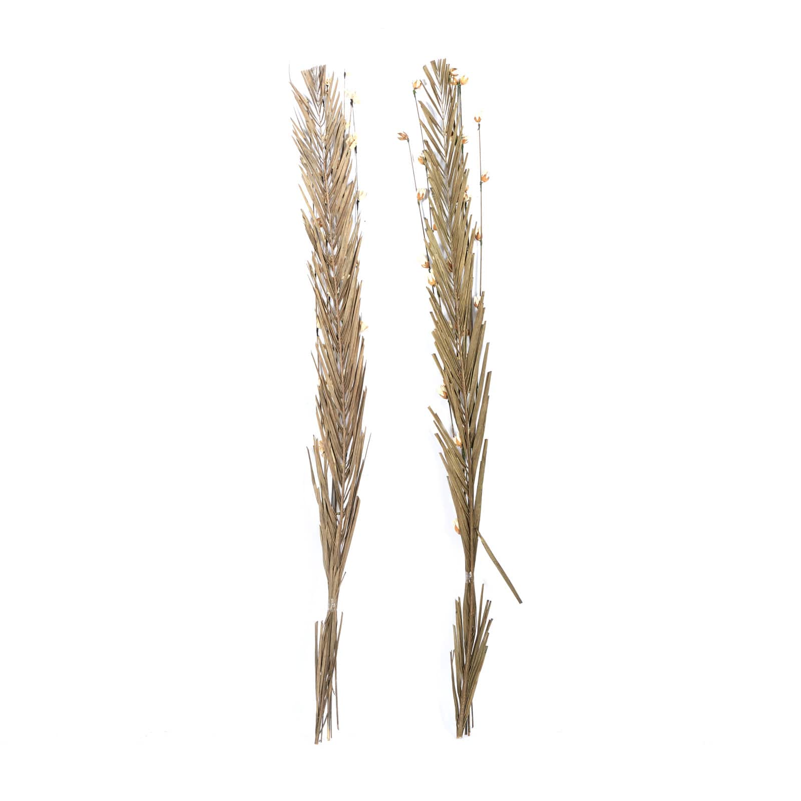 Set of 2" Brown Wood Natural Foliage, 7" x 58"