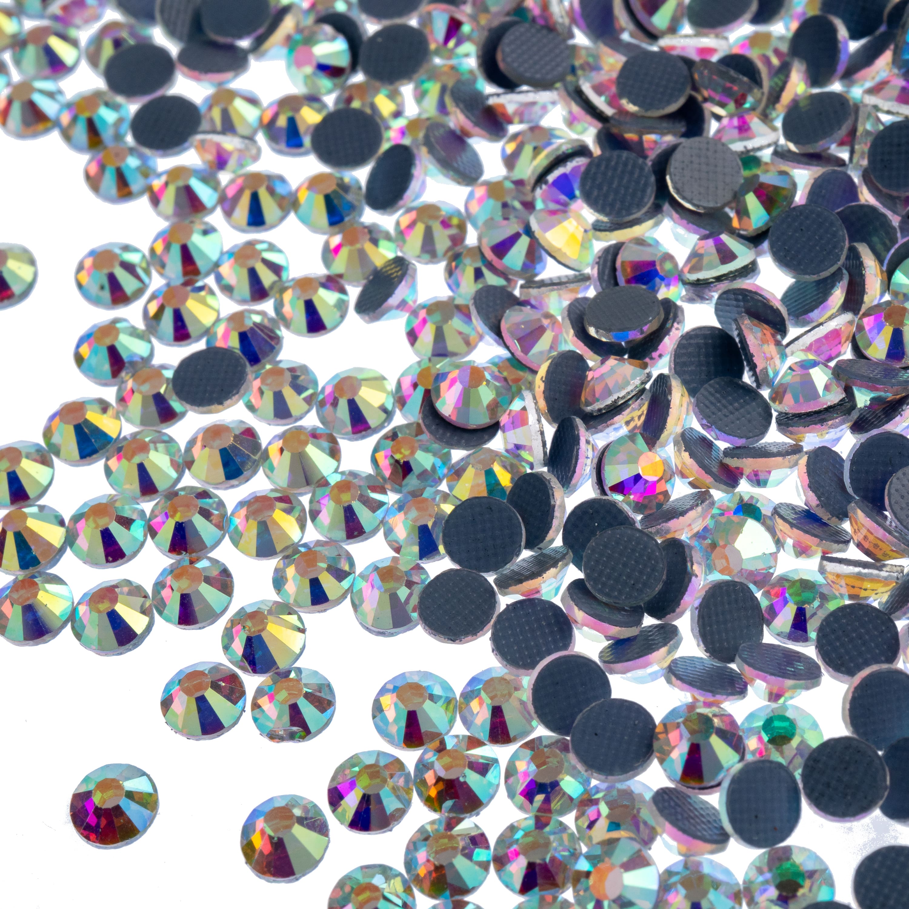Crystal Lane DIY SS16 Round Glass Hotfix Flatback Rhinestones, 1,440ct.