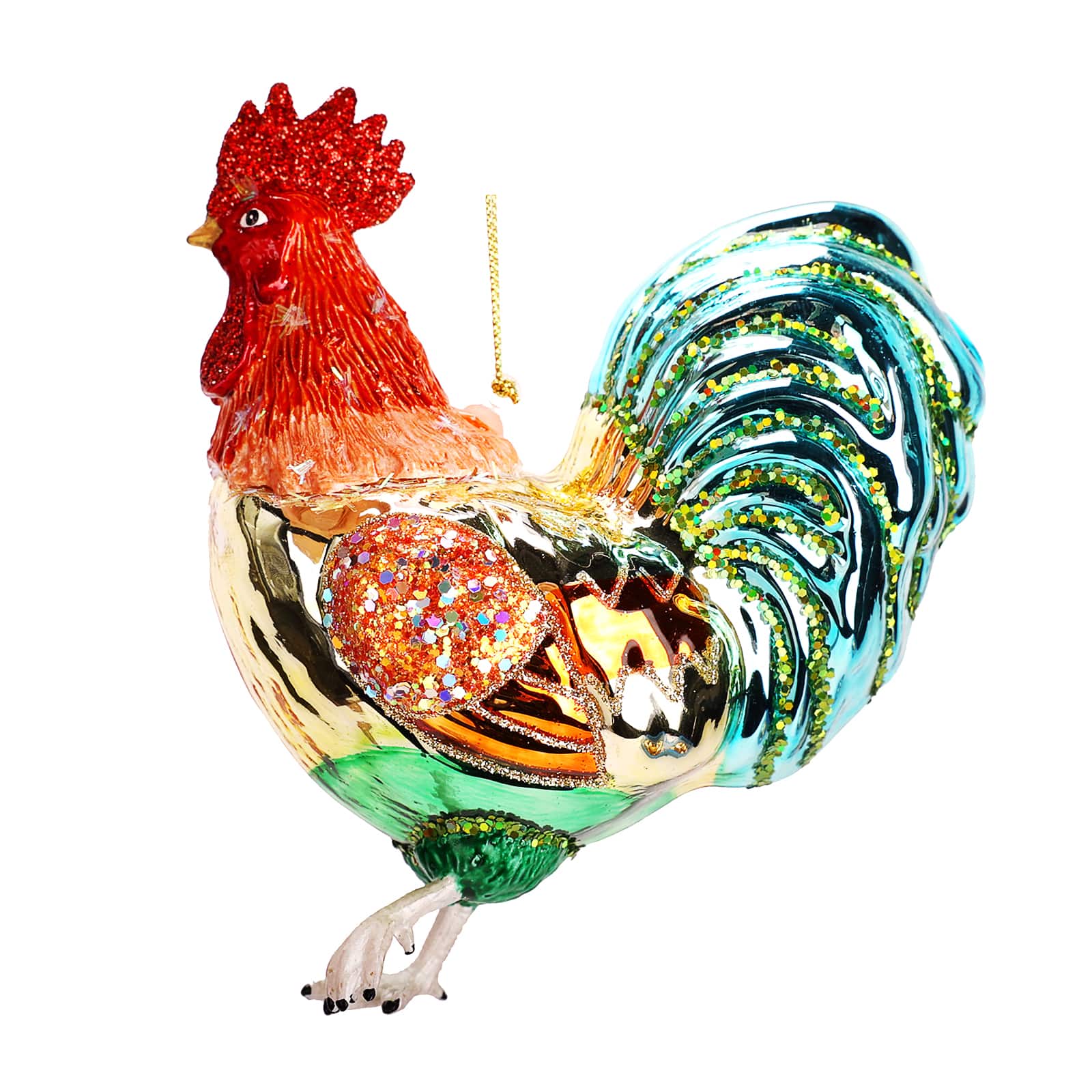 5" Rooster Glass Ornament by Ashland®