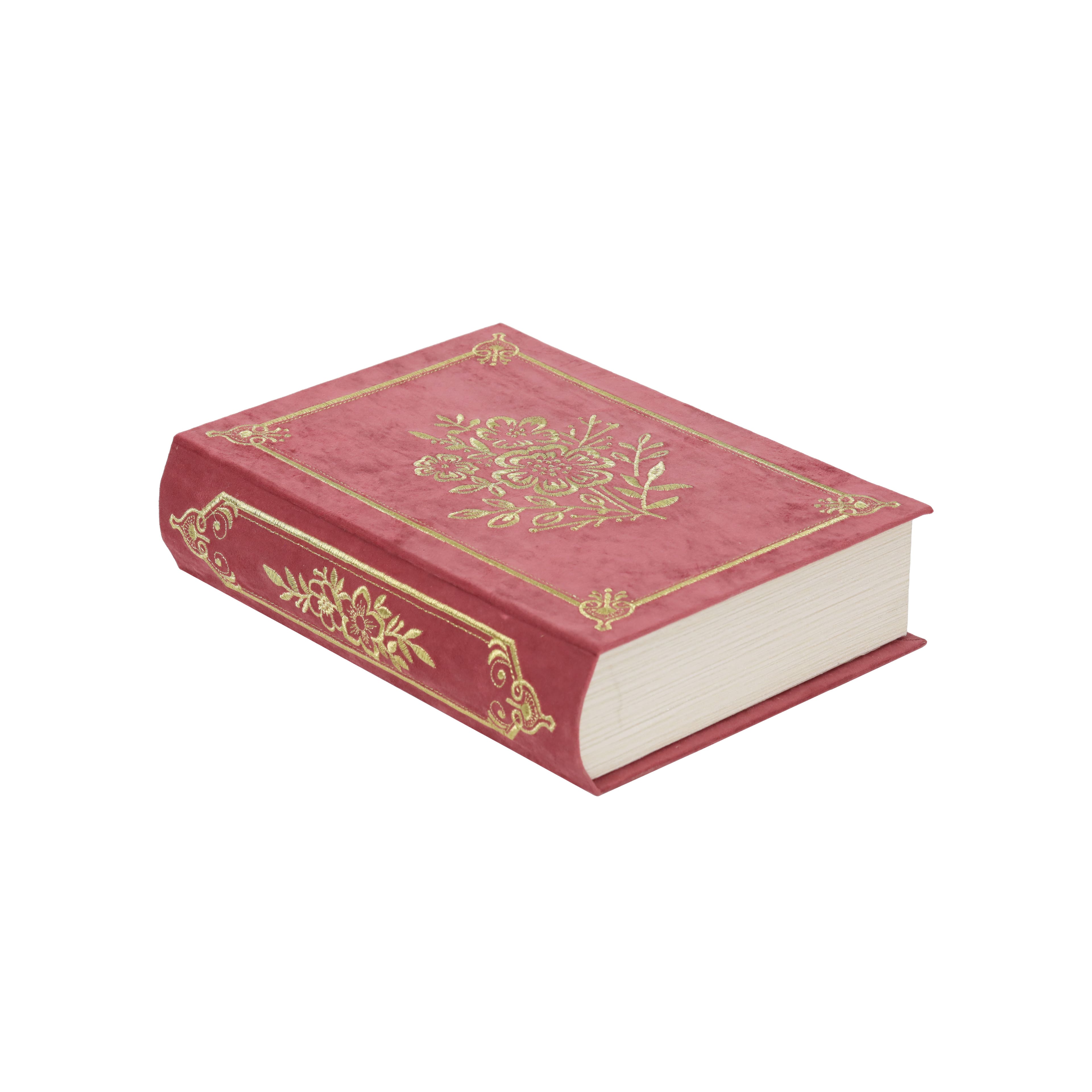 Velvet Decorative Book Box by Ashland®, Size: Medium | Michaels