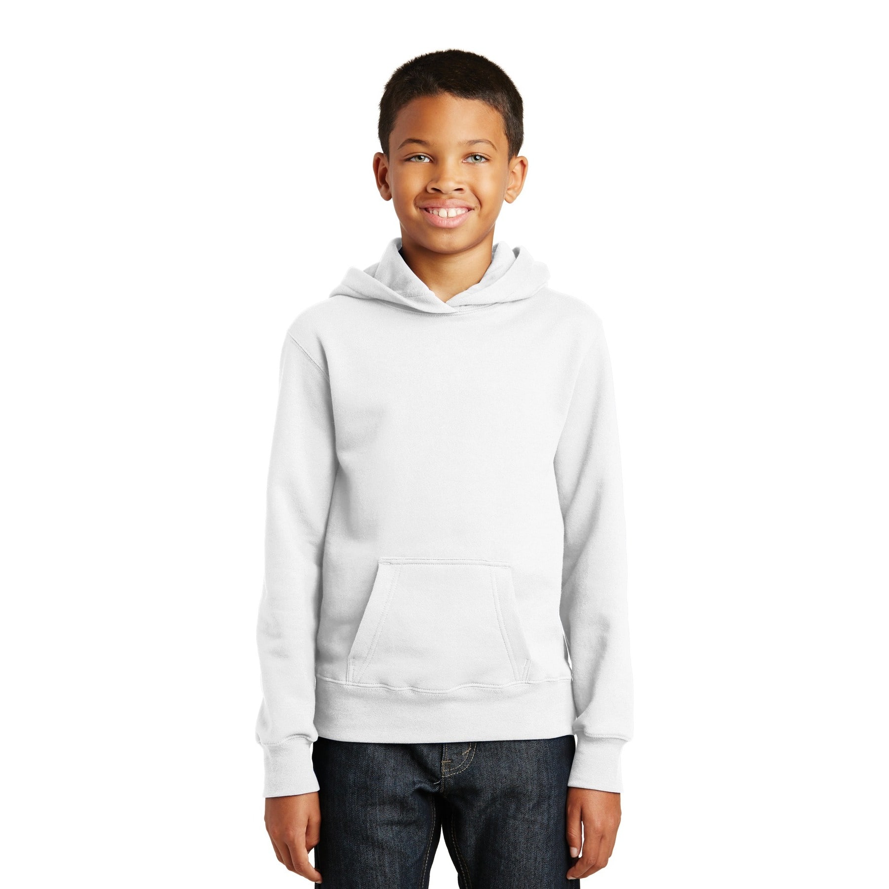 Port & Company® Fan Favorite Youth Fleece Pullover Hooded Sweatshirt