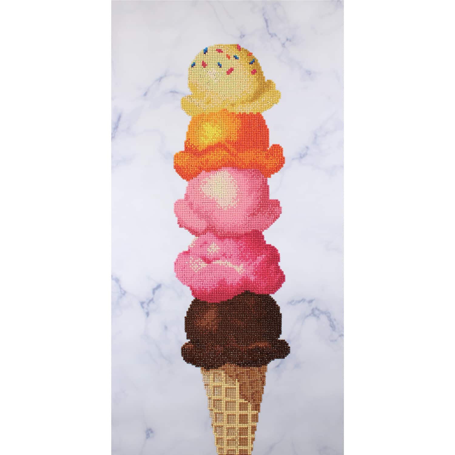 Camelot® Dots Ice Cream Diamond Painting Kit