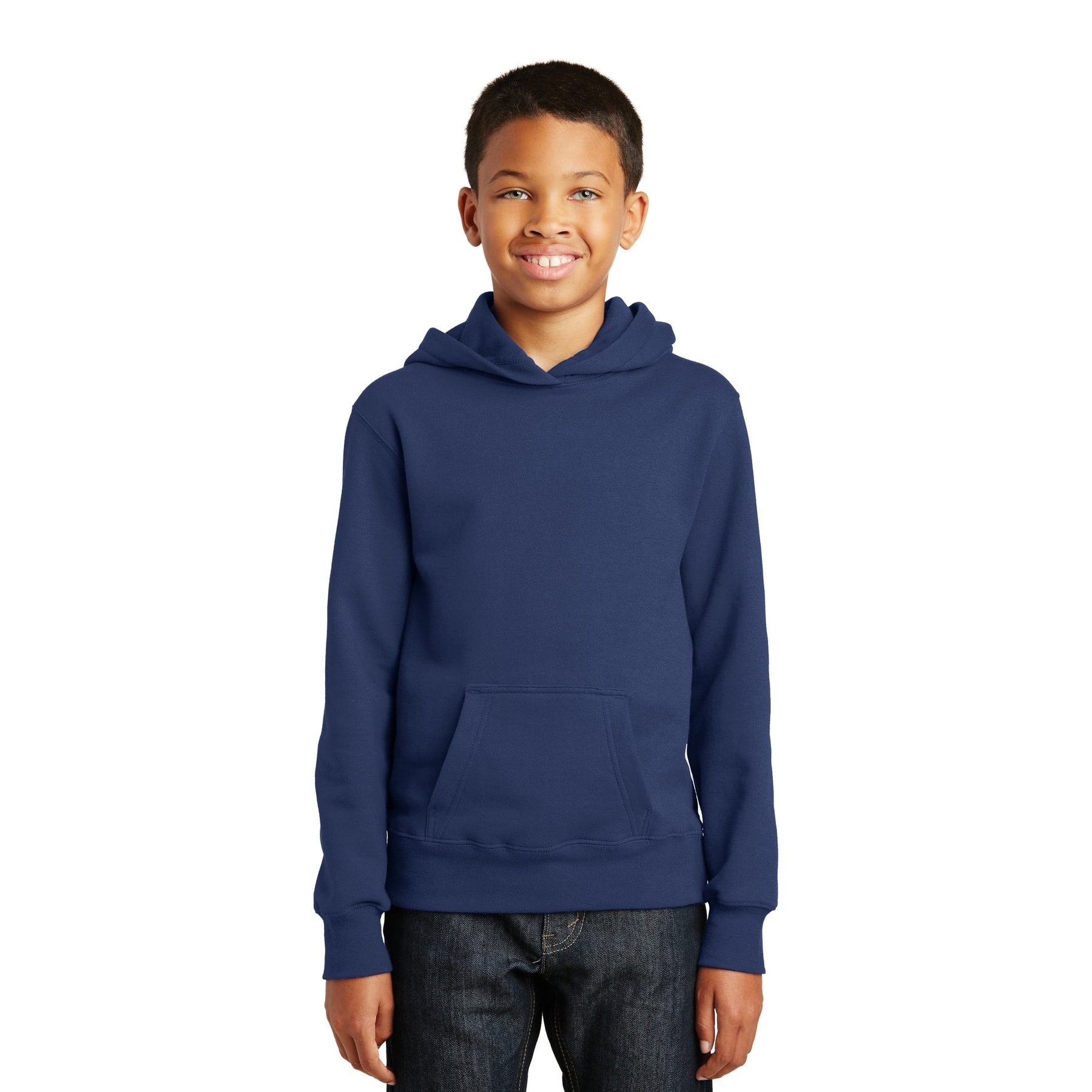 Port & Company® Fan Favorite Youth Fleece Pullover Hooded Sweatshirt