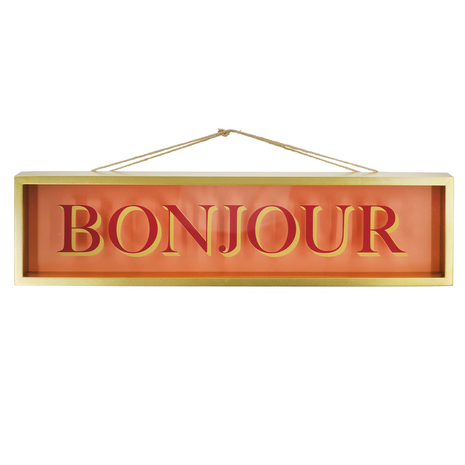 24" x 6.1" Bonjour Wall Décor Sign by Ashland®