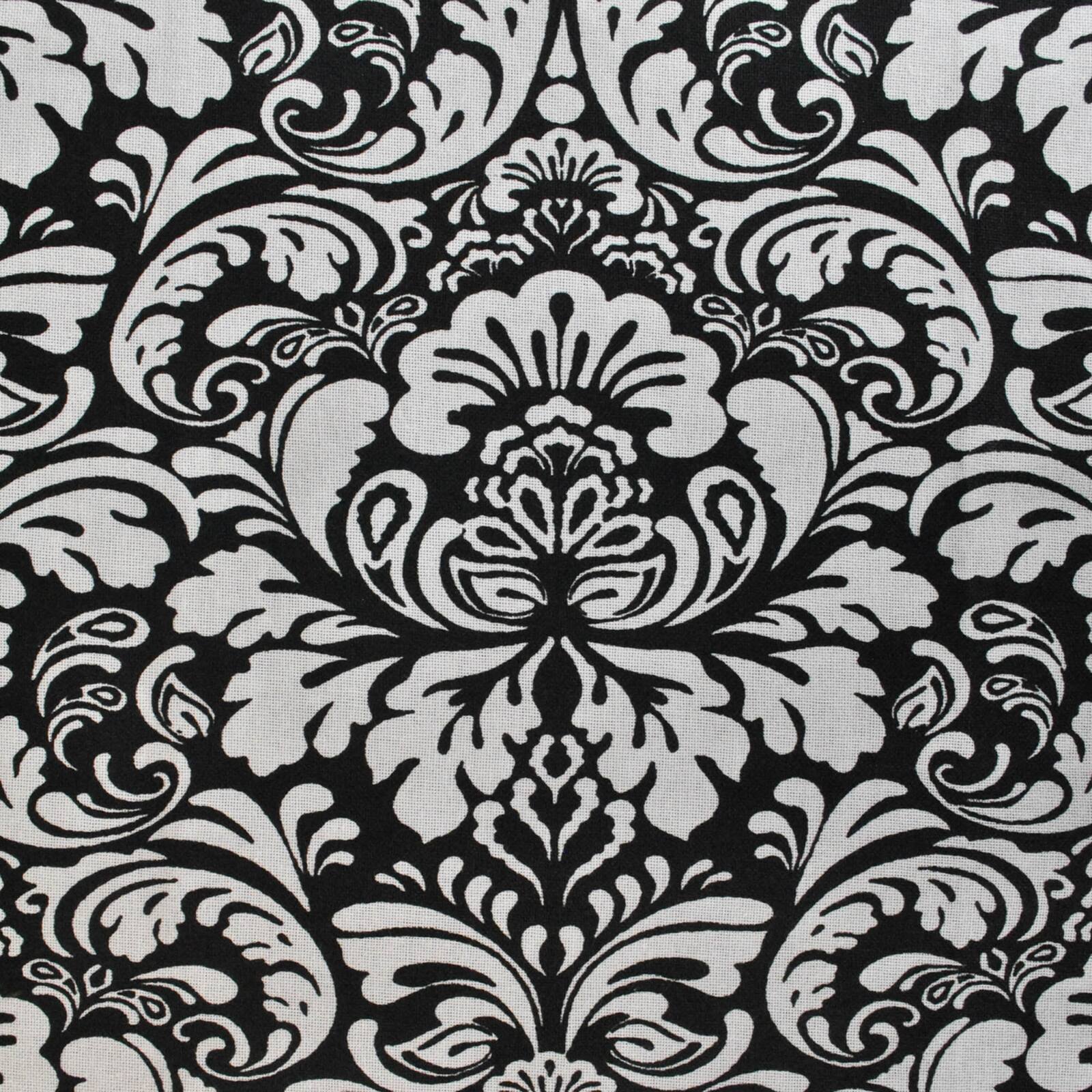 Damask Black Tablecloth 60" x 84"